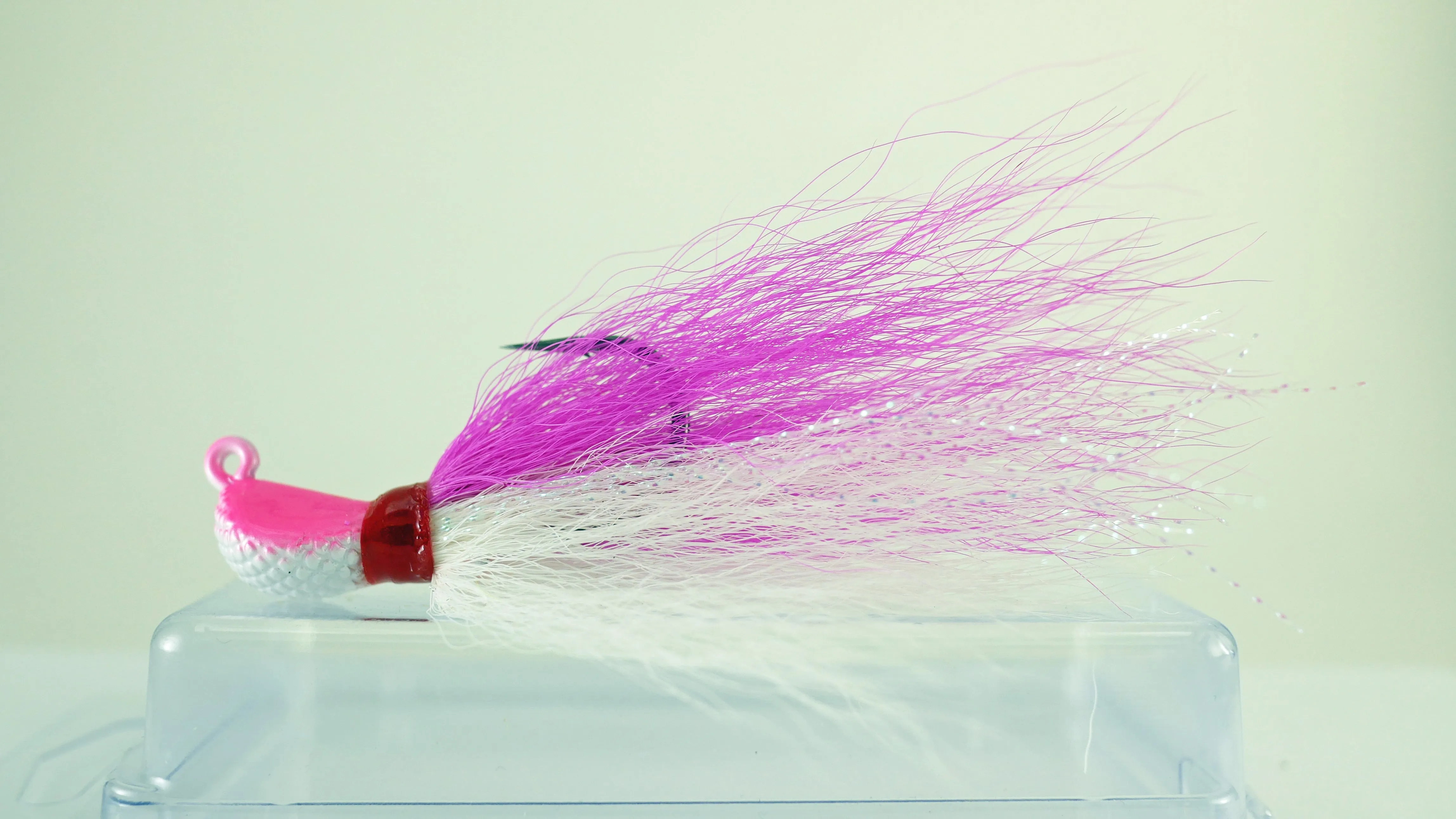10 Pack - 1/2 oz Bucktail Jig - Cobra Jighead 2X Strong Mustad Hook (White, Pink, Chartreuse, Brown)