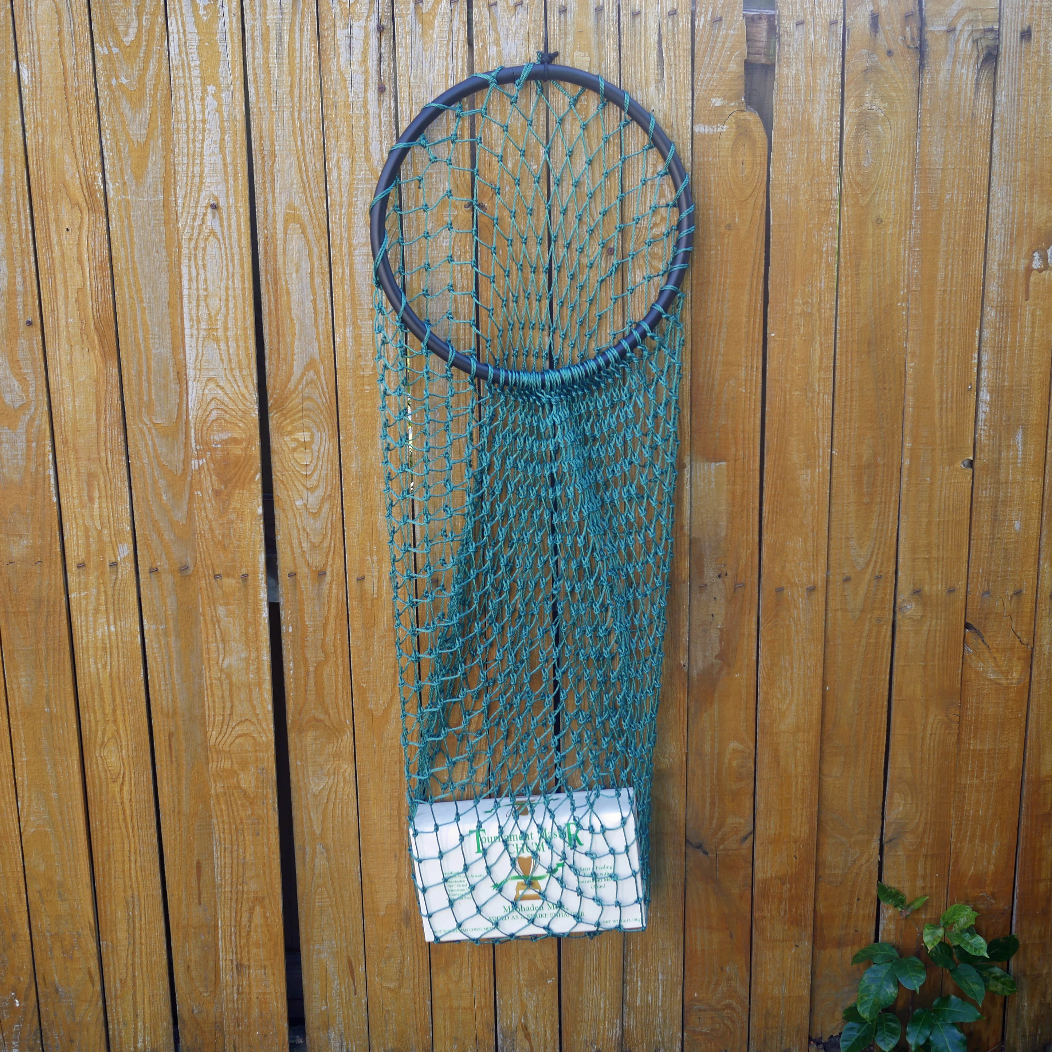 1 1/2" Mesh - Power Chumming Net (extra thick mesh) - Floating PVC Ring - FREE SHIPPING