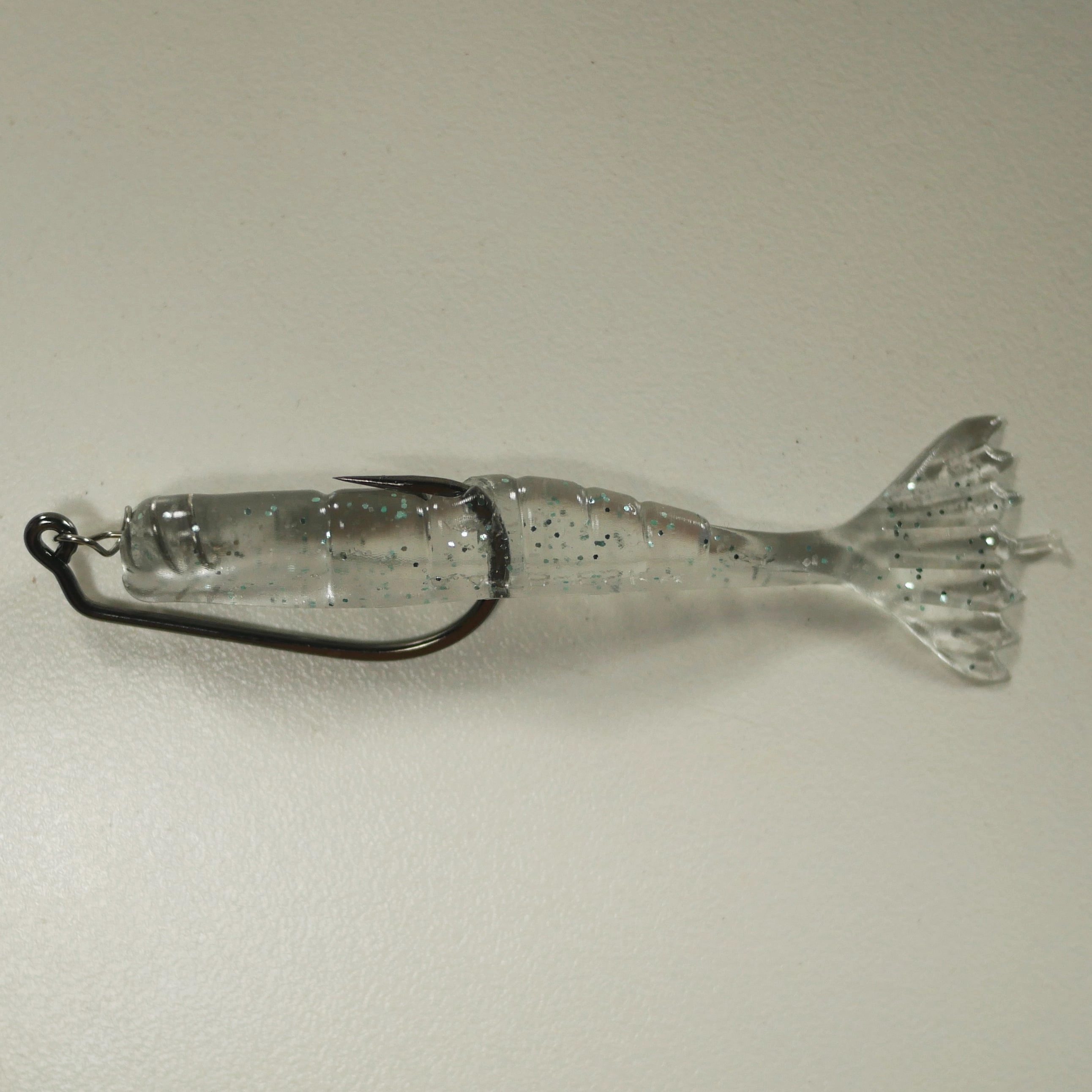 2/0 RIGGING KIT (qty 5)   AATB / Esky 3" Soft Plastic Shrimp (qty 25) - GRAY