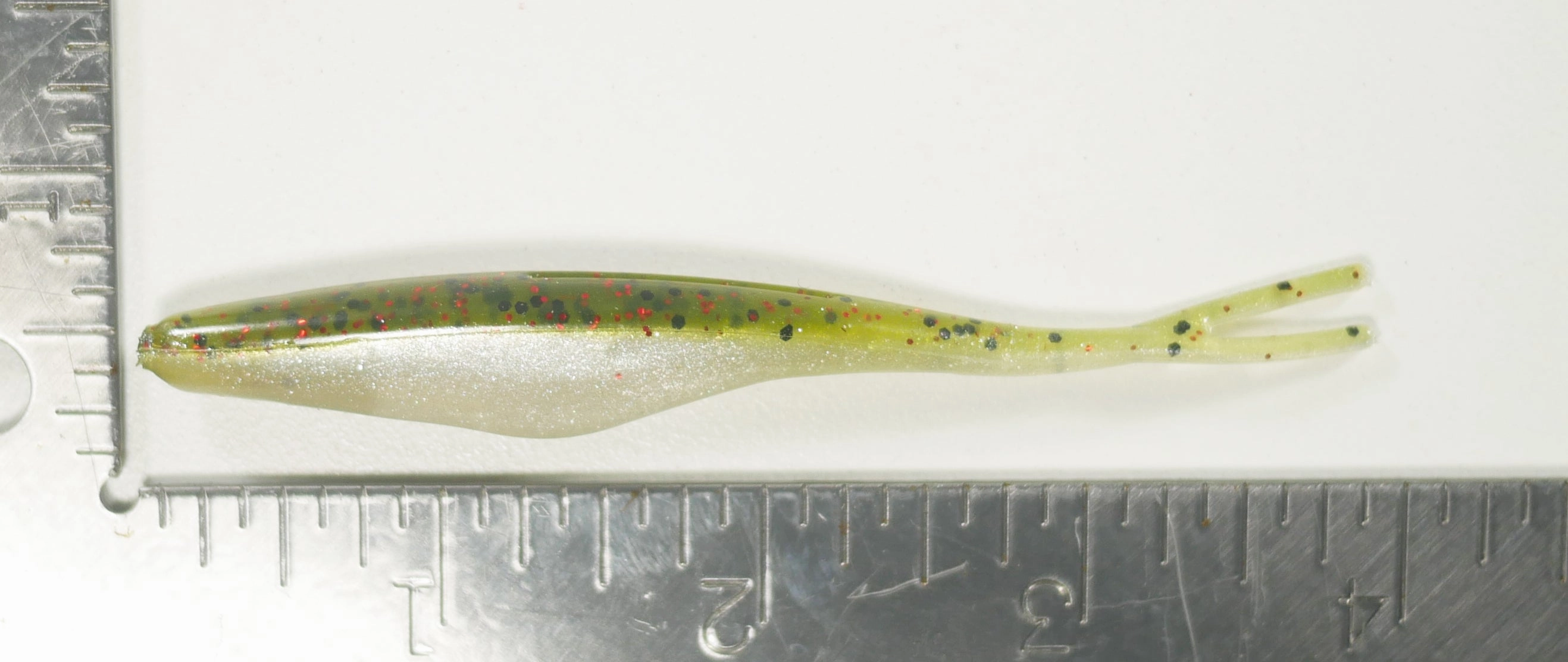 4" Fluke Soft Plastic - PEARL/WATERMELON BACK - 20 or 40 pack - FREE SHIPPING