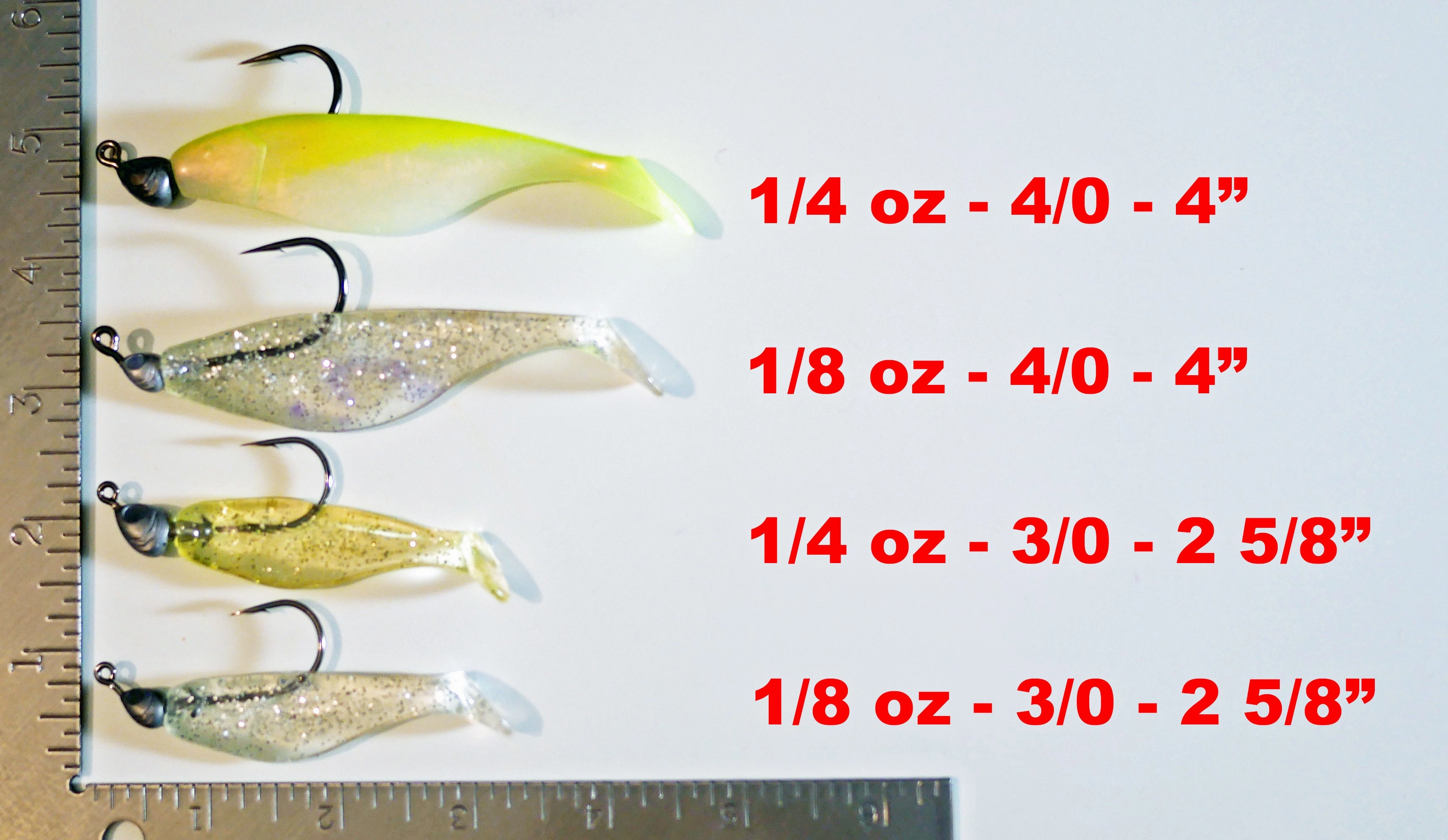 4" SILVER/GOLD Paddletail Soft Plastic (qty 20)   AATB Jighead (qty 4) COMBO PACK.  FREE SHIPPING.