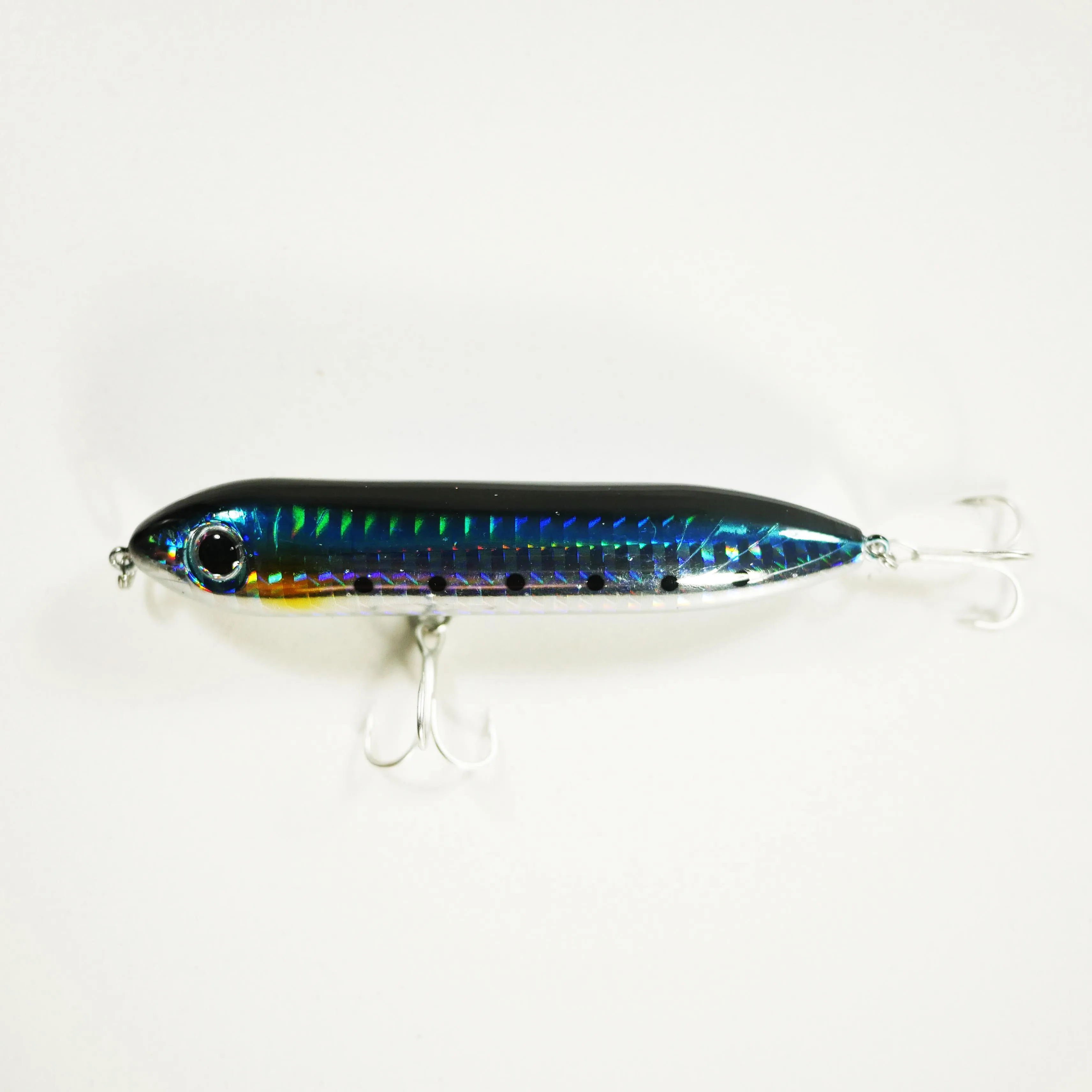4" BLUE - Top Water Bait - Free Inline Single Hooks - Free Shipping - As low as $4 each.