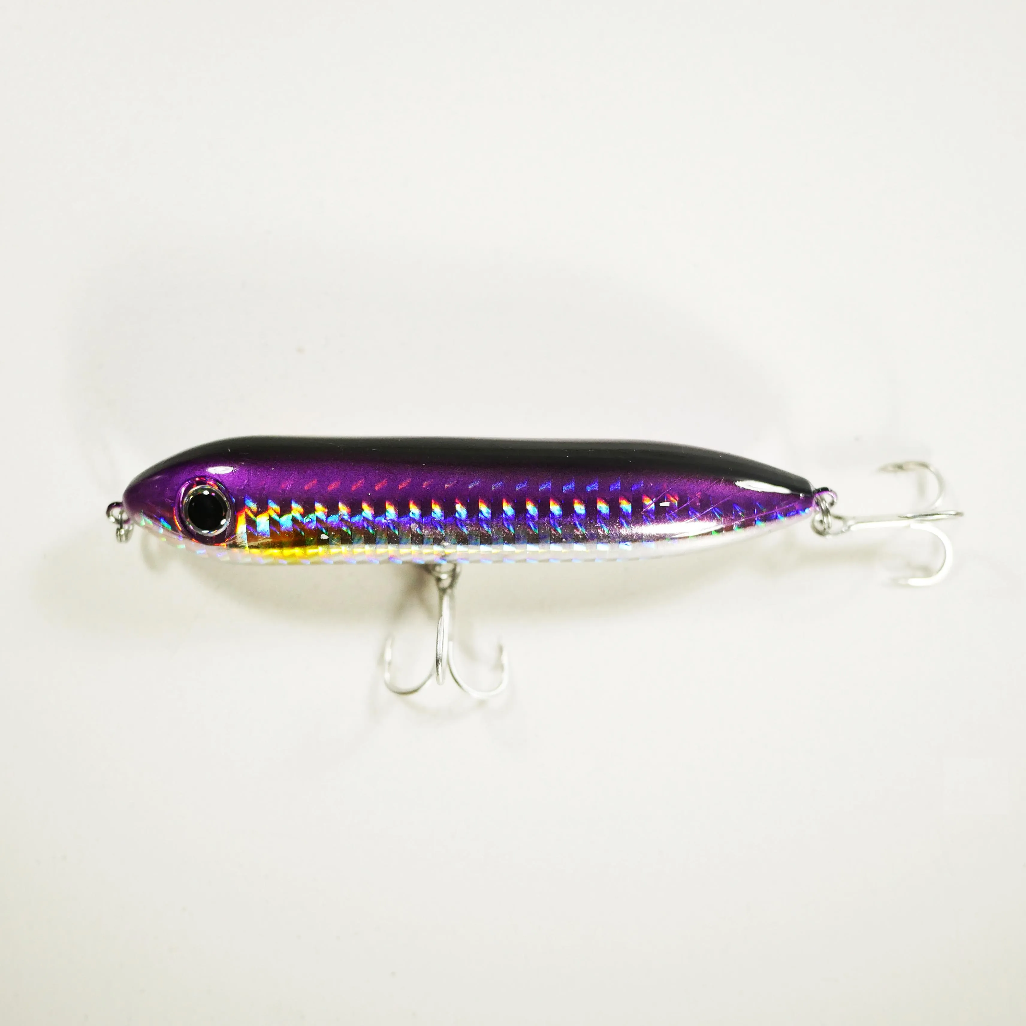 4" PURPLE - Top Water Bait - Free Inline Single Hooks - Free Shipping - As low as $4 each.