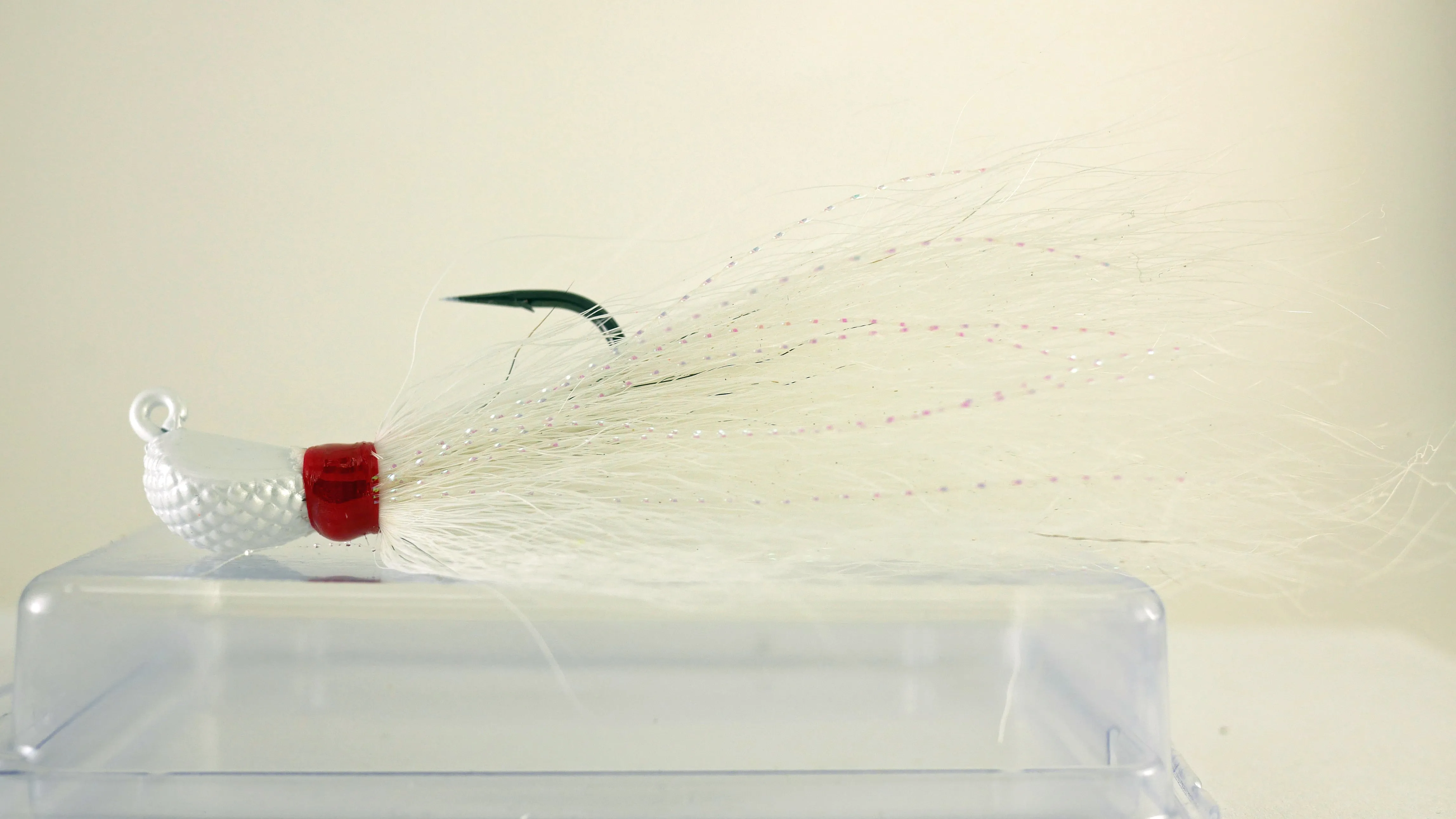 5 Pack - 1/2 oz Bucktail Jig - Cobra Jighead 2X Strong Mustad Hook (White, Pink, Chartreuse, Brown)