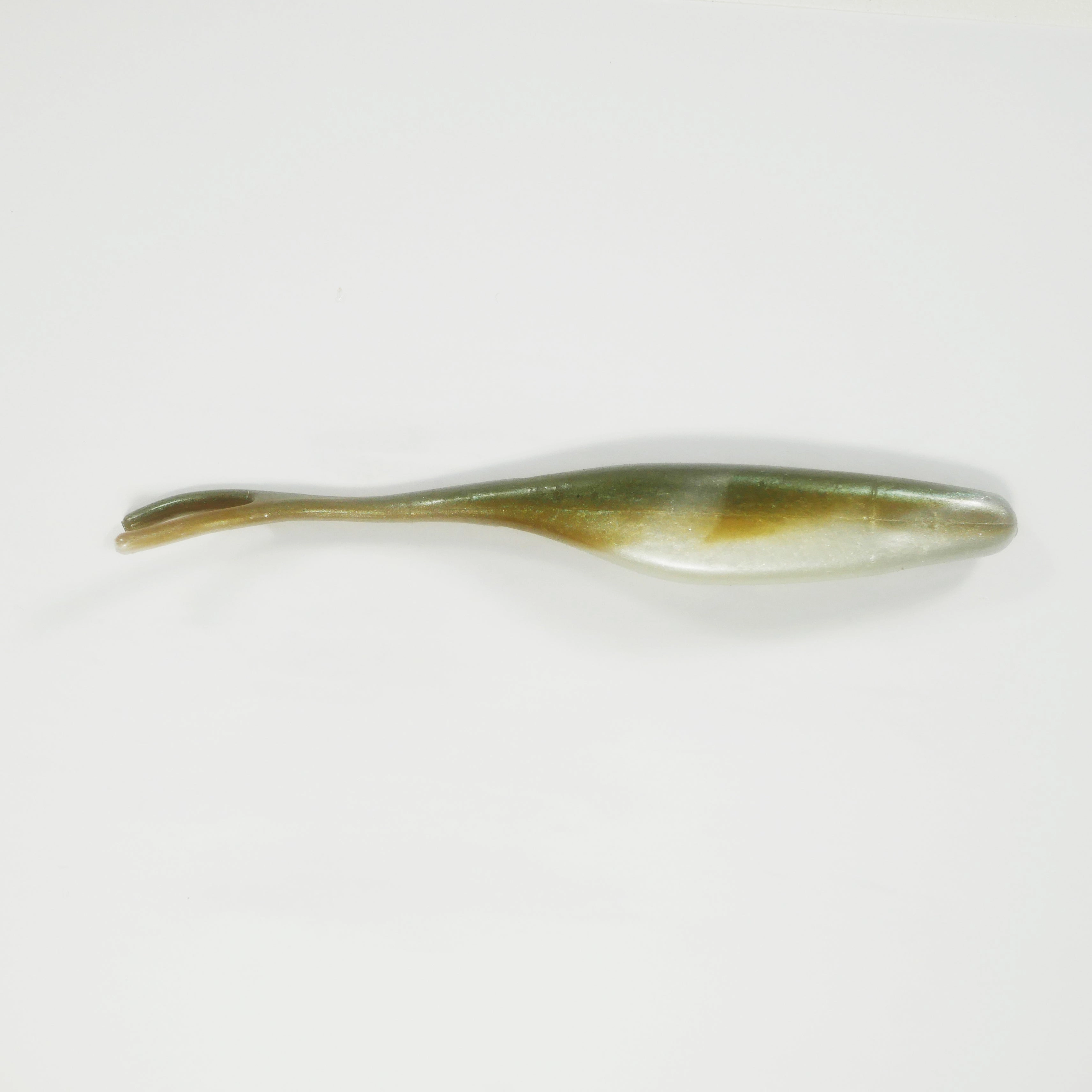 5" Fluke Soft Plastic - GREENBACK PILCHARD  - 20 or 40 pack - FREE SHIPPING