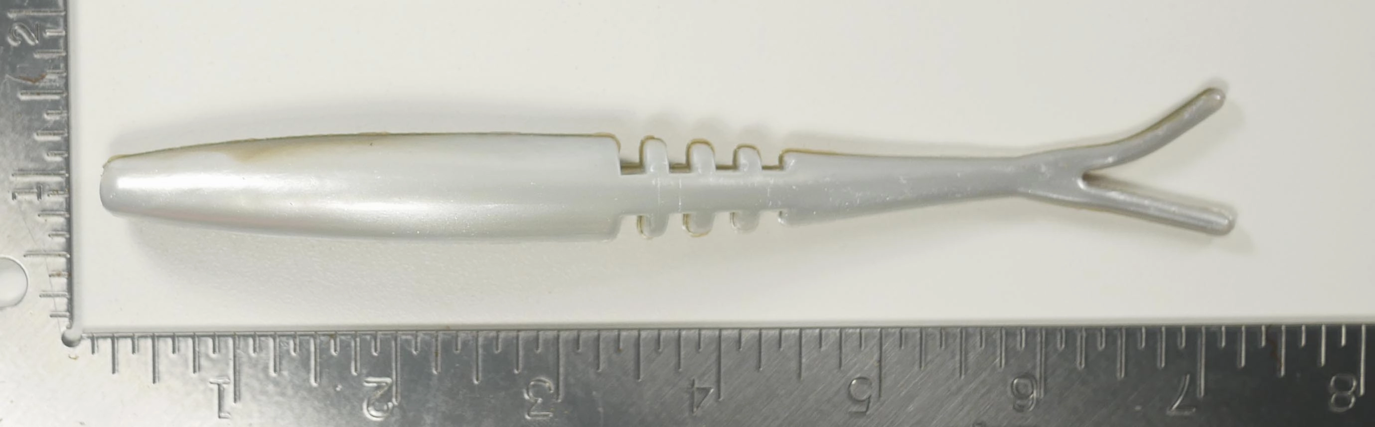 7" Fluke Soft Plastic - GREENBACK PILCHARD  - 5, 10, or 25  pack- FREE SHIPPING