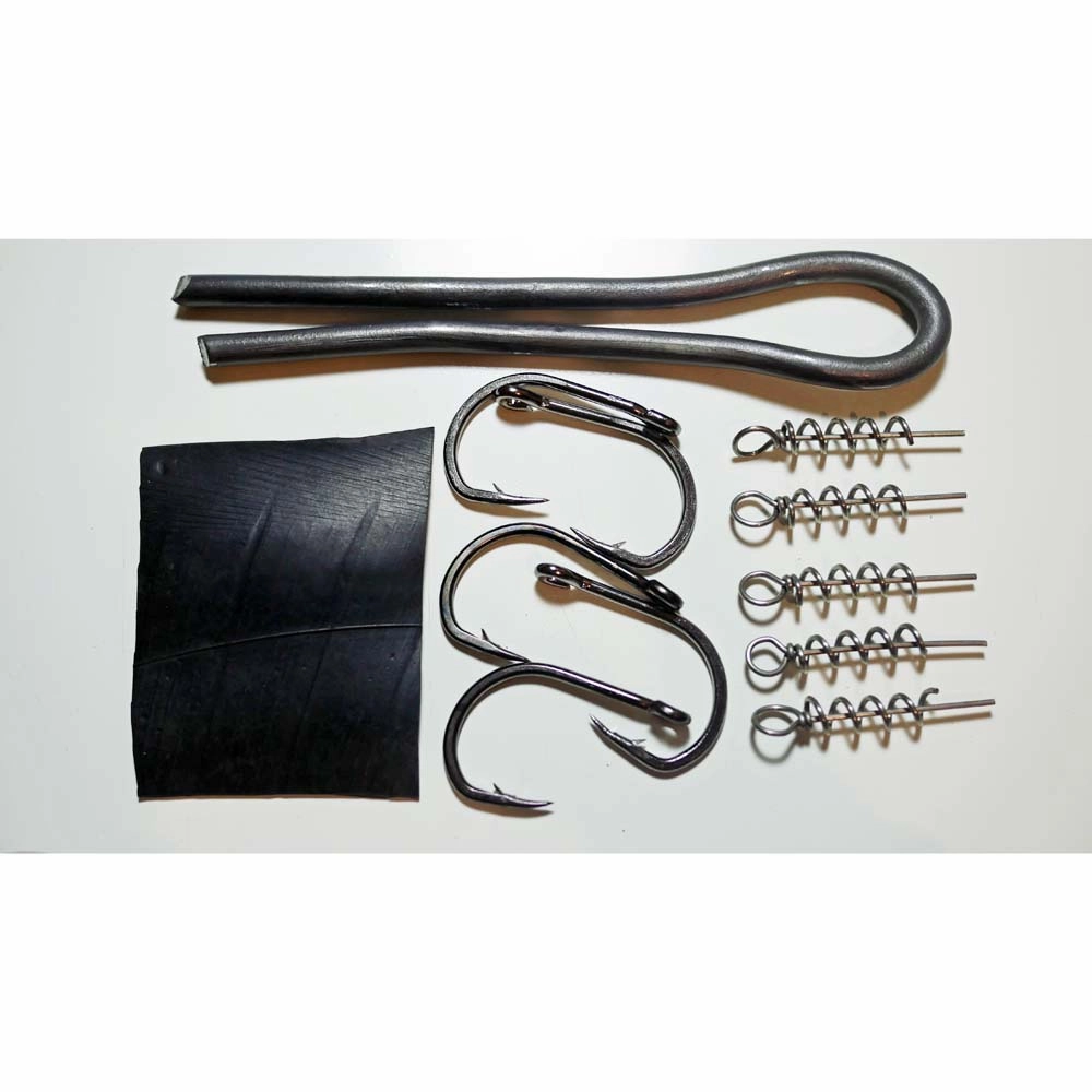 9" Paddletail Rigging Kit 3,5, or 10 pack.  FREE SHIPPING