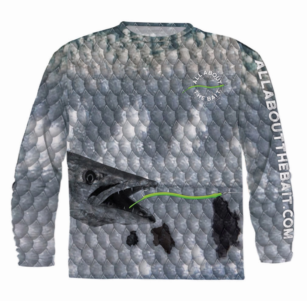 (  FREE CUDA TUBE MASK) - CUDA TUBE - COOLMAX - 100% Micro Fiber Polyester Performance Long Sleeve Shirt
