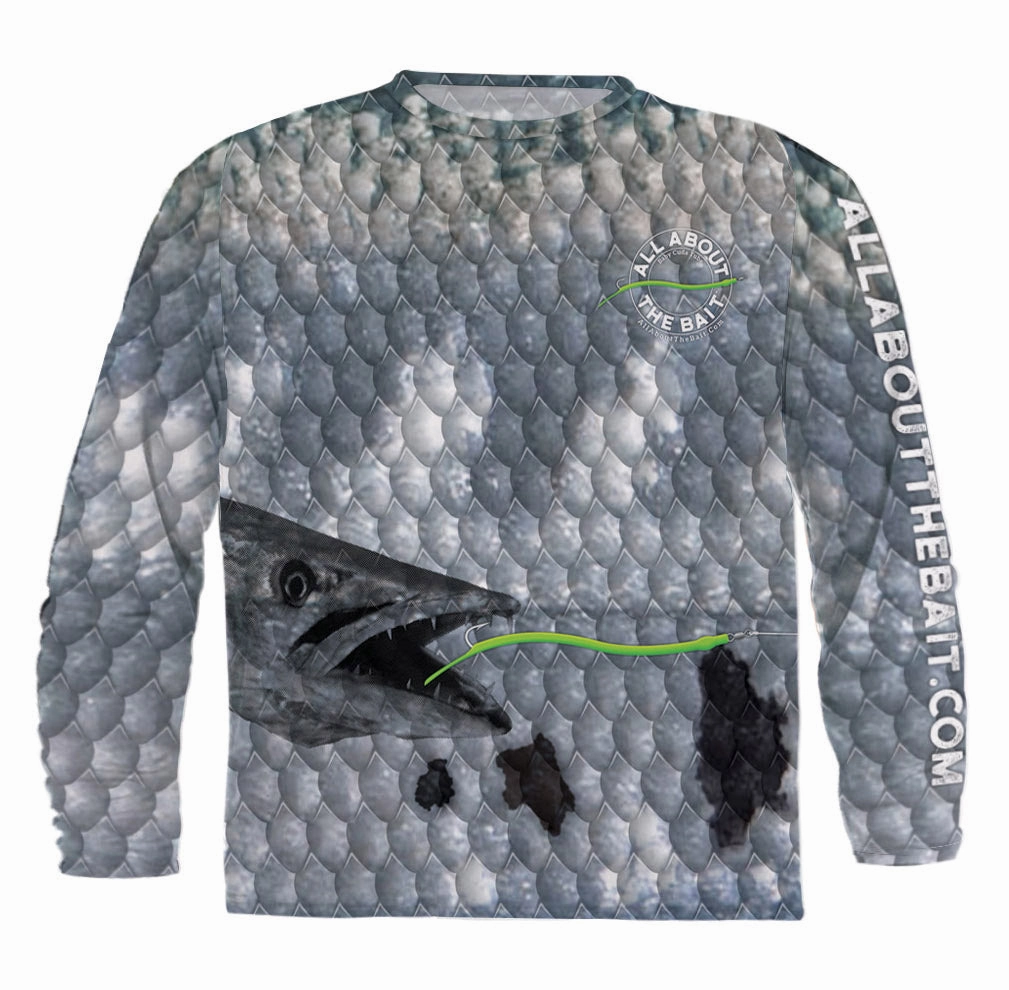 (  FREE CUDA TUBE MASK) - CUDA TUBE - COOLMAX - 100% Micro Fiber Polyester Performance Long Sleeve Shirt
