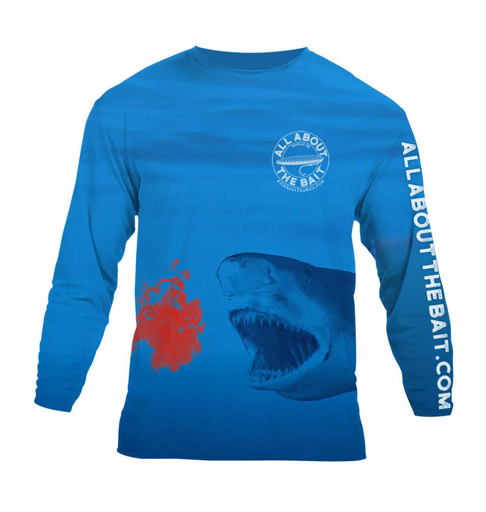 (  FREE MASK) BLOODY TUNA - COOLMAX - 100% Micro Fiber Polyester Performance Long Sleeve Shirt (FREE SHIPPING)