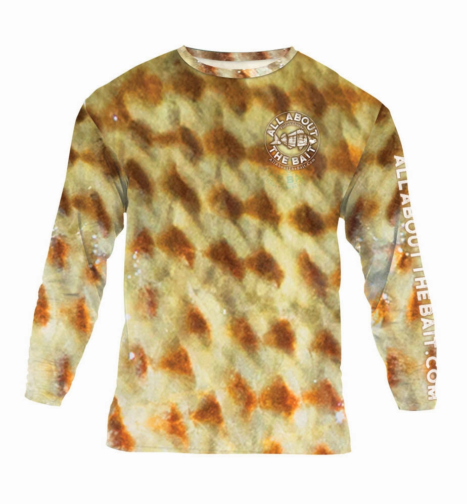 (  FREE MASK) CUT PINFISH MEAT HUNTER - COOLMAX - 100% Micro Fiber Polyester Performance Long Sleeve Shirt (FREE SHIPPING)