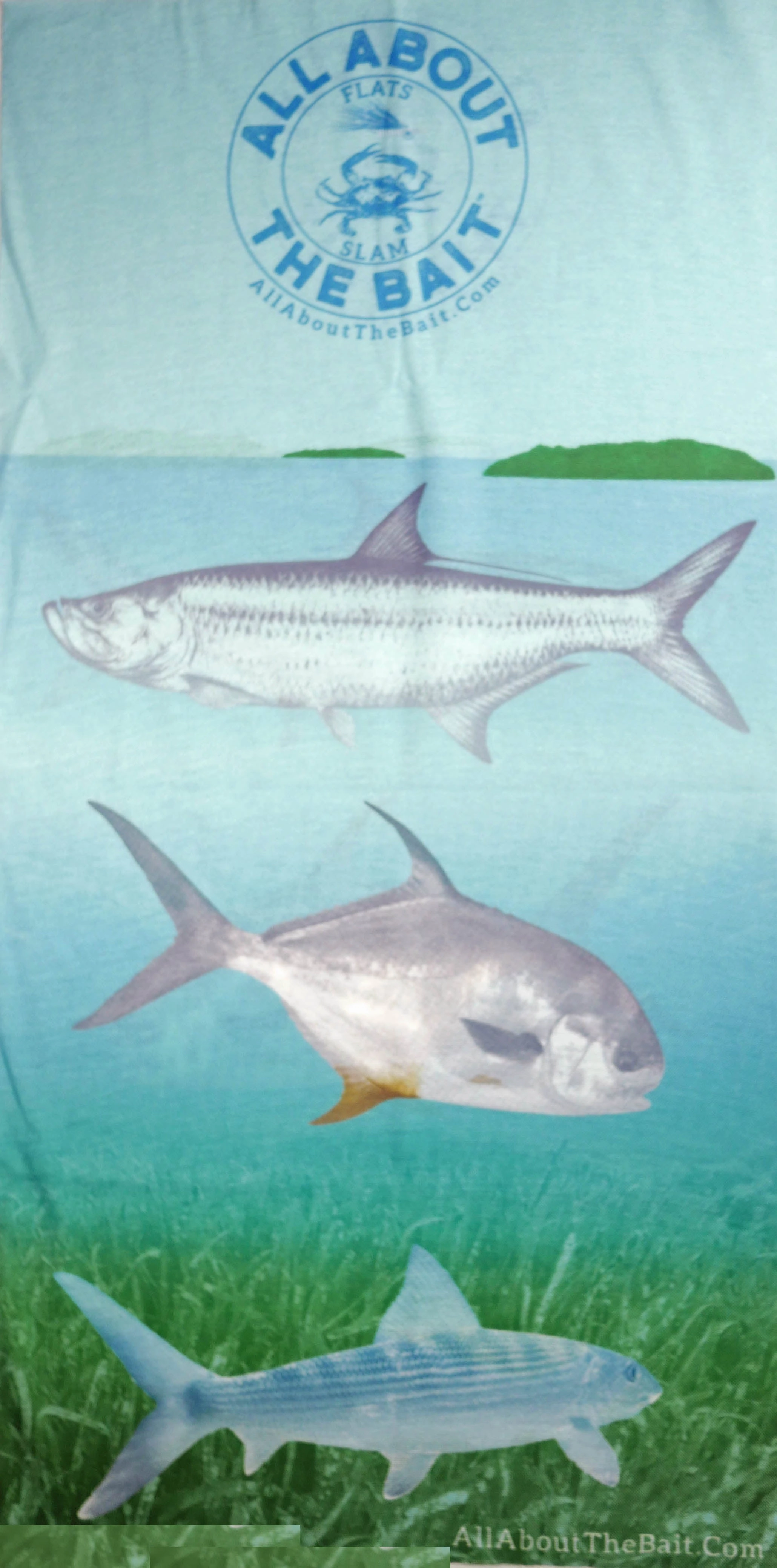 (  FREE MASK) FLATS PERMIT AND BONEFISH - COOLMAX - 100% Micro Fiber Polyester Performance Long Sleeve Shirt (FREE SHIPPING)