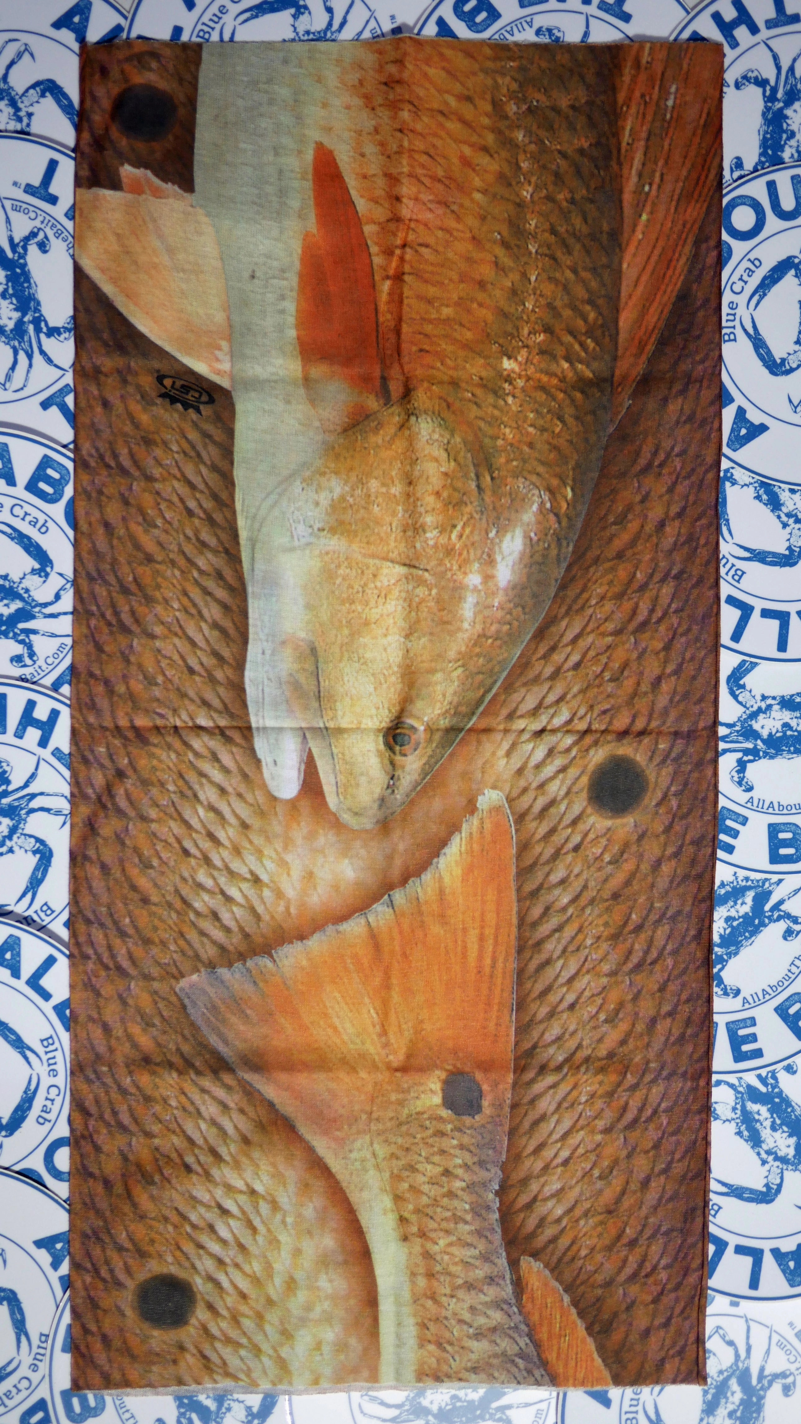 (  FREE REDFISH FACE MASK) - REDFISH - COOLMAX - 100% Micro Fiber Polyester Performance Long Sleeve Shirt (FREE SHIPPING)