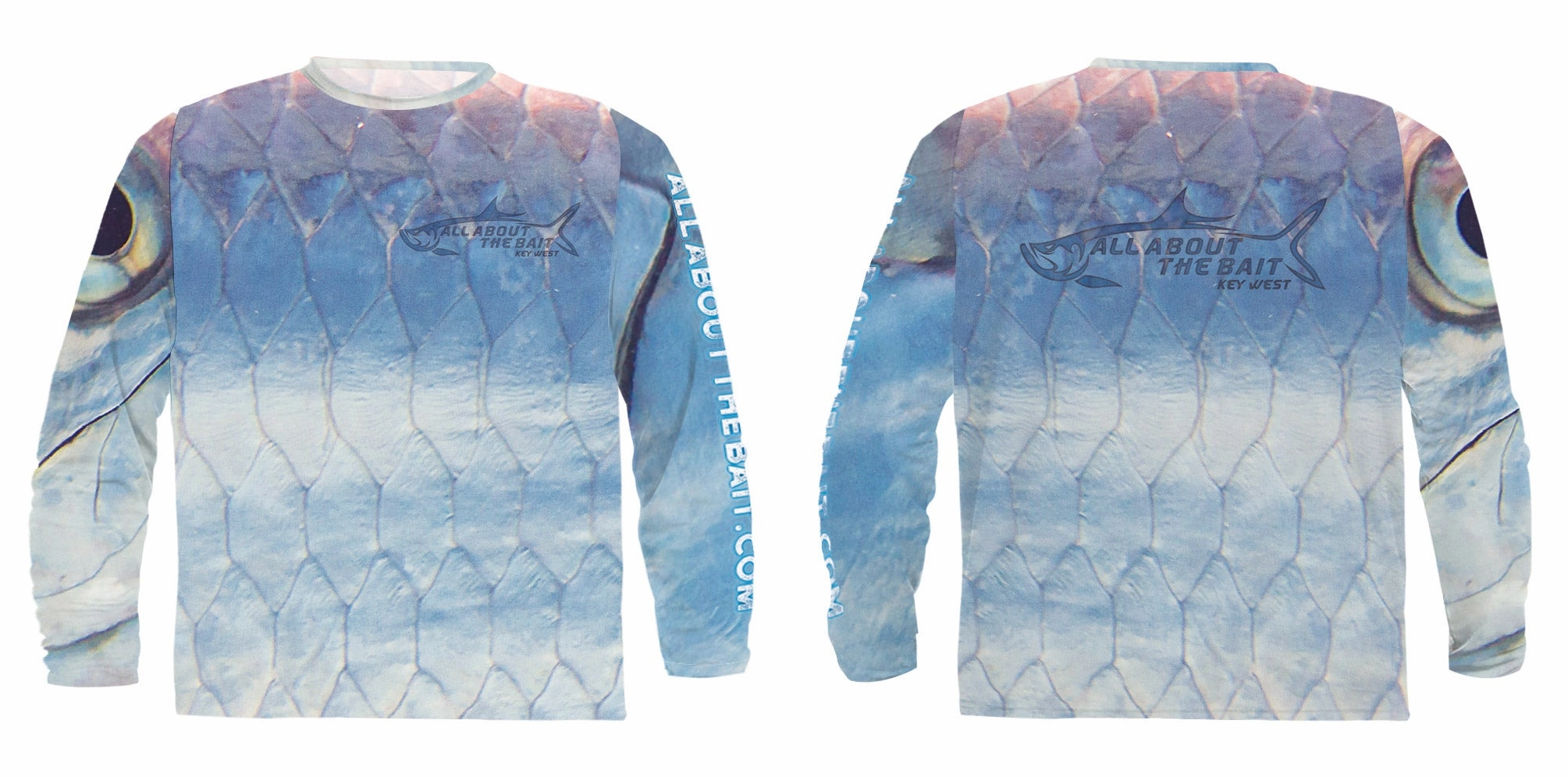 (  FREE TARPON FACE MASK) - TARPON NATURAL - COOLMAX - 100% Micro Fiber Polyester Performance Long Sleeve Shirt (FREE SHIPPING)