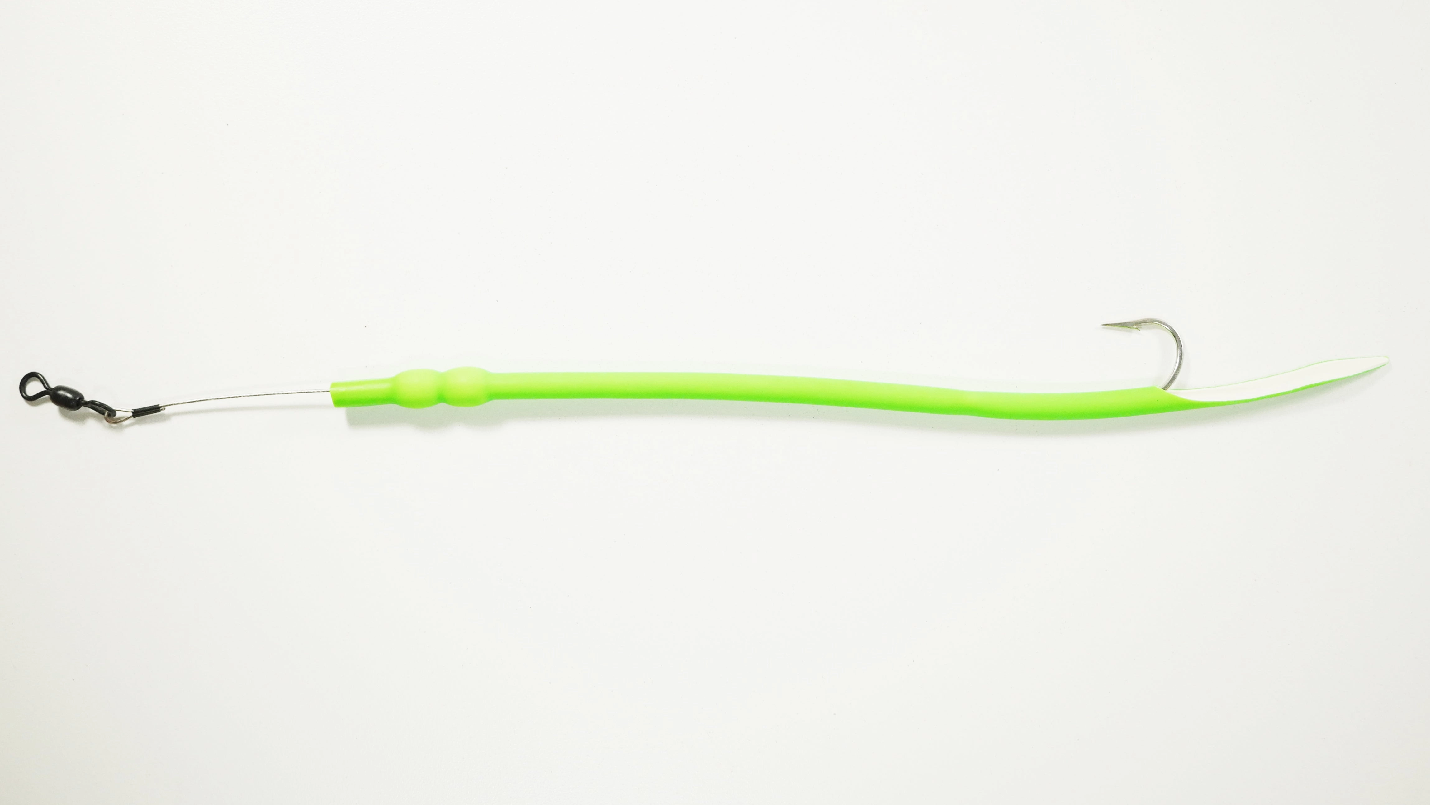 (NEW) GREEN - Baby Cuda Tubes (2.0) DOUBLE WEIGHT - 3 Pack - FREE SHIPPING
