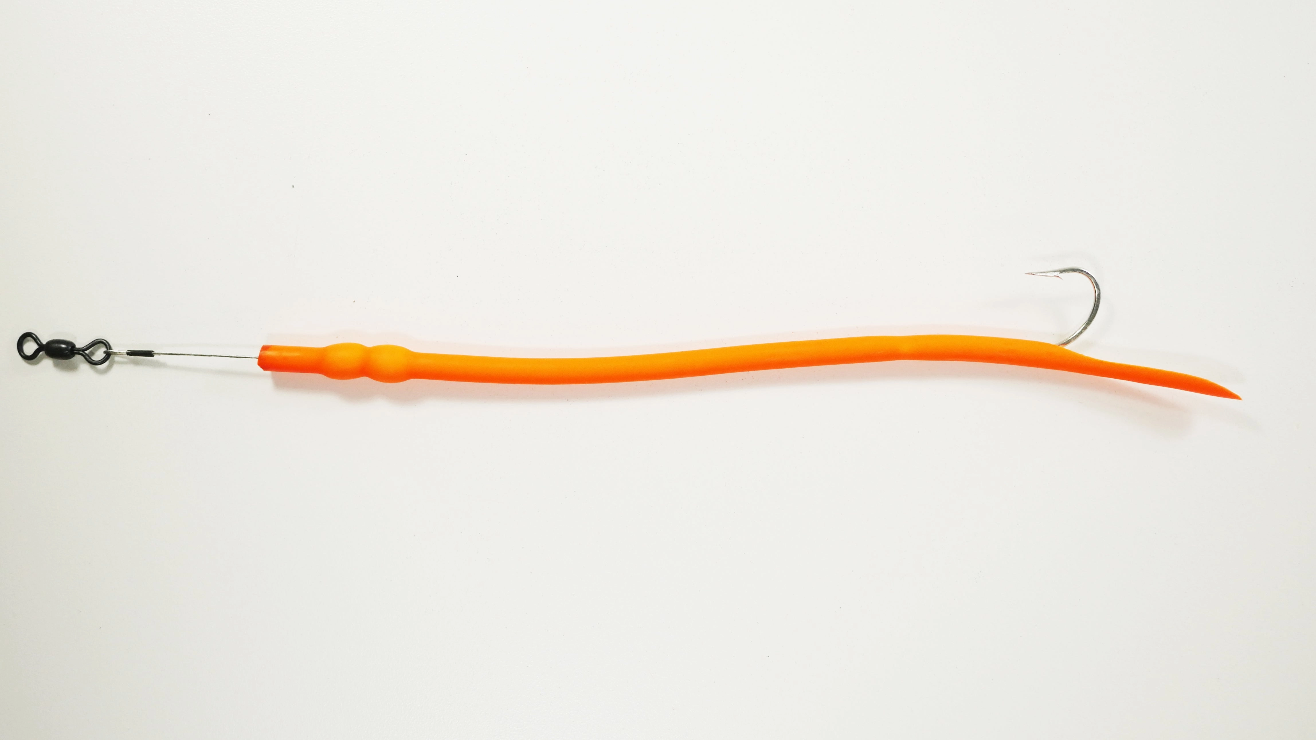 (NEW) ORANGE - Baby Cuda Tubes (2.0) DOUBLE WEIGHT - 3 Pack - FREE SHIPPING