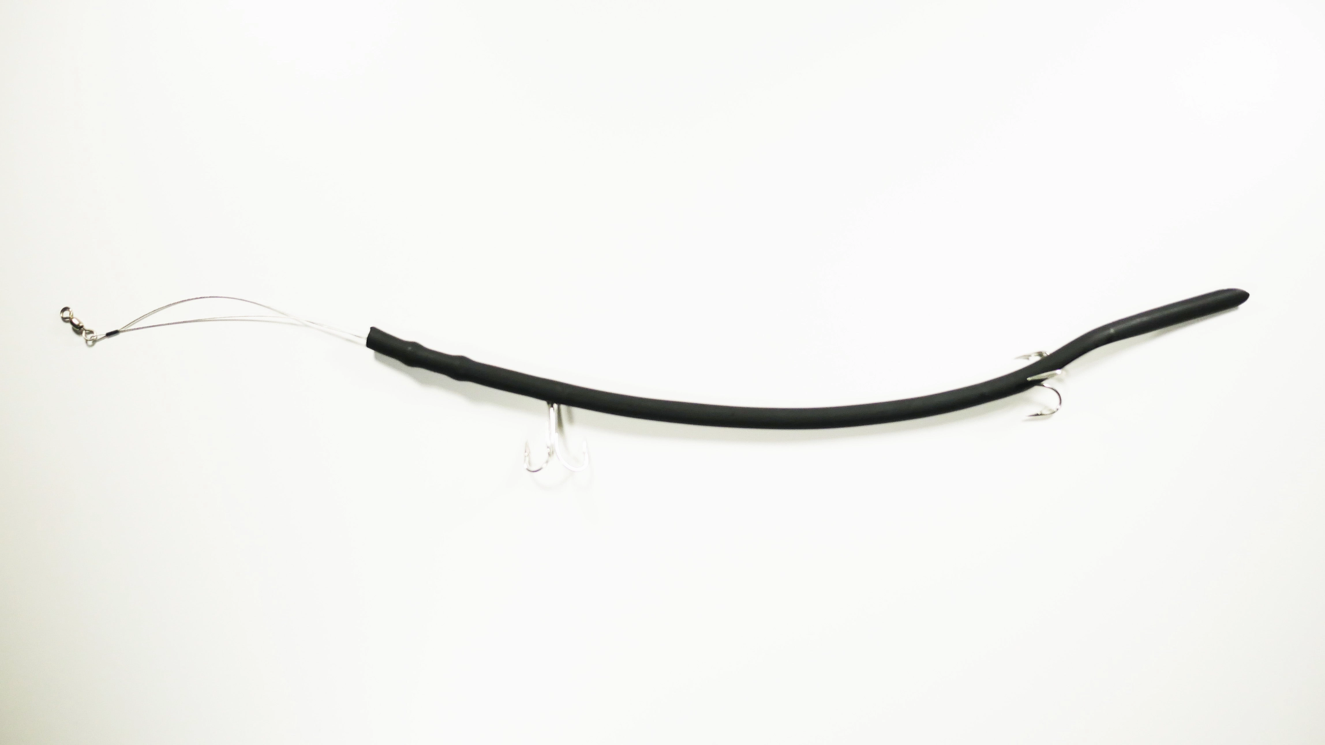 "BIG DADDY" BLACK CLASSIC CUDA TUBES (DOUBLE) TREBLE HOOK - 2 or 5 Pack