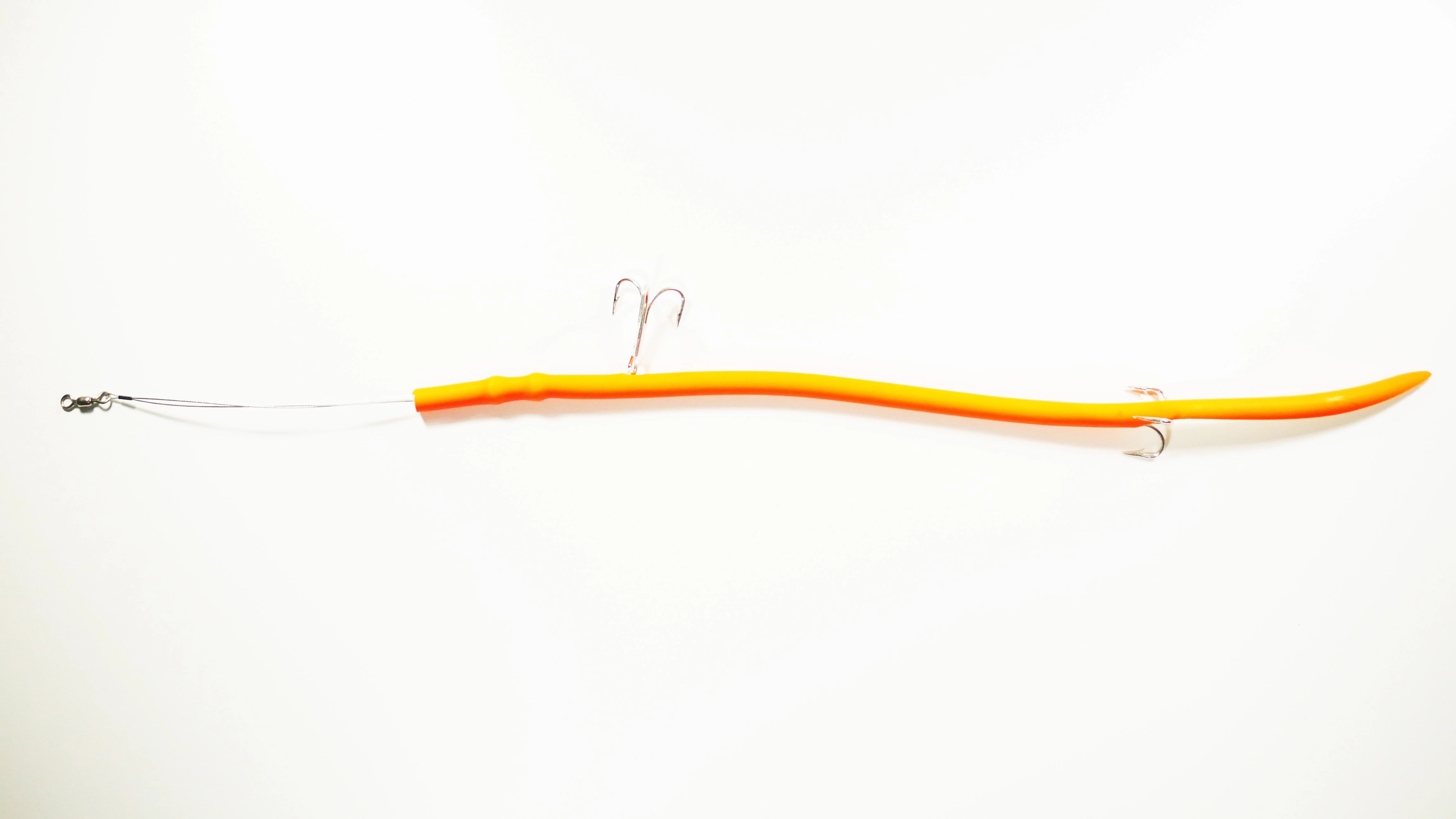 "BIG DADDY" ORANGE CLASSIC CUDA TUBES (DOUBLE) TREBLE HOOK - 2 or 5 Pack - FREE SHIPPING