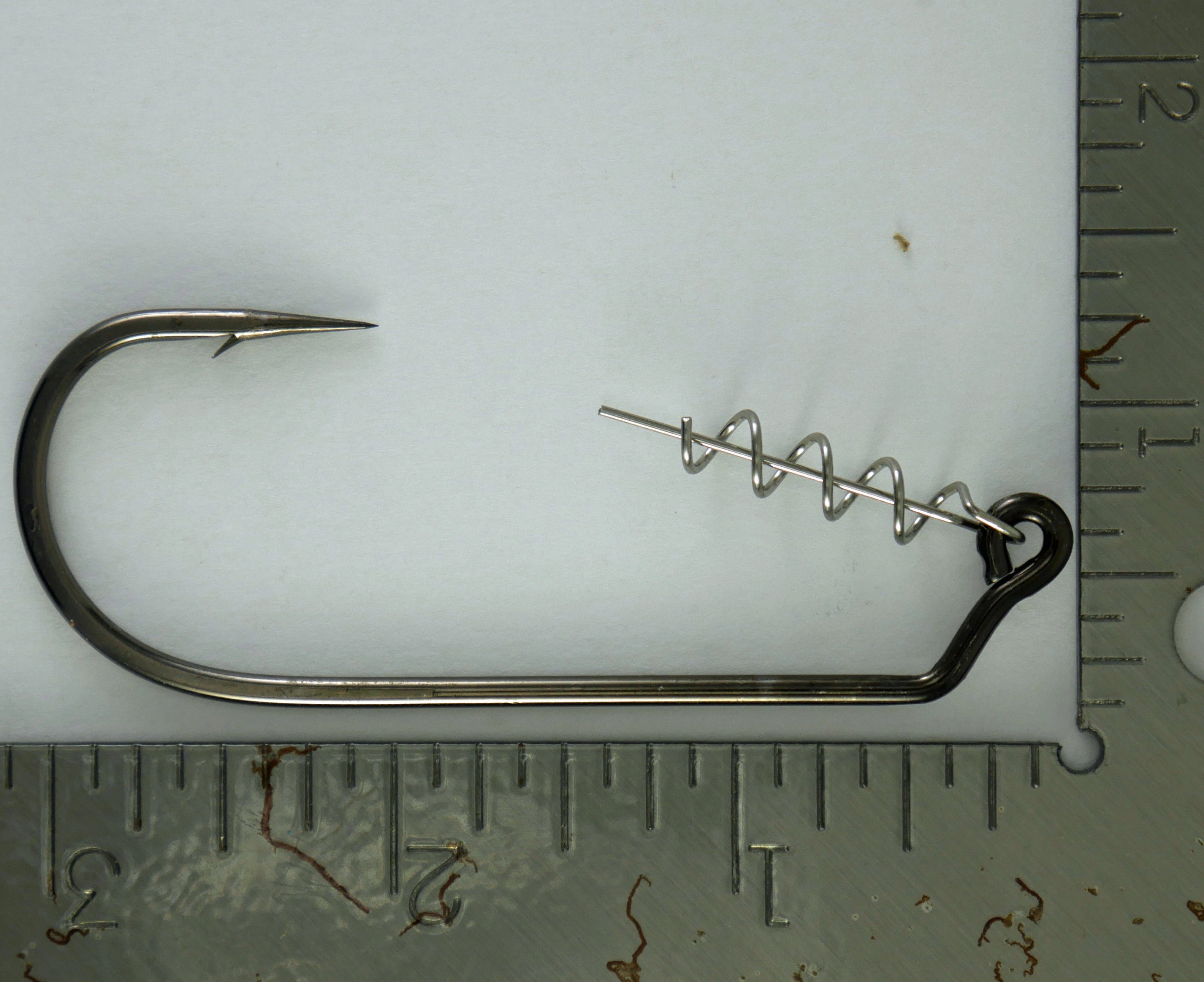 (Sizes 1/0-10/0) Swimbait Rigging Kit: Mustad 2X Strong Jig Hook w/ Twist Lock Corkscrew Bait Keeper