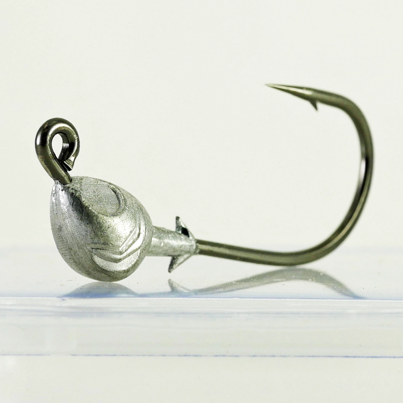 AATB Custom FISH HEAD Jigheads - 1/4 oz - 3/0 Heavy Duty Hook - 5, 10, or 25 pack.  FREE SHIPPING.