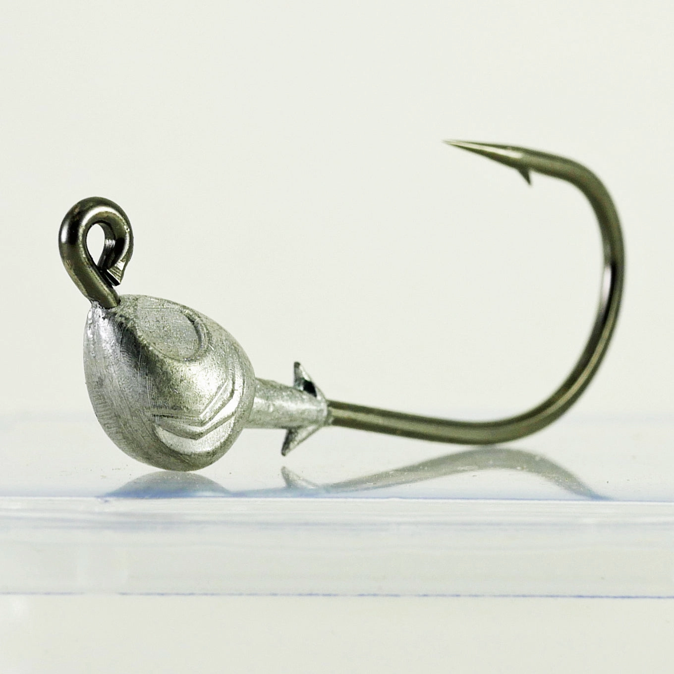 AATB Custom FISH HEAD Jigheads - 1/4 oz - 3/0 Heavy Duty Hook - 5, 10, or 25 pack.  FREE SHIPPING.