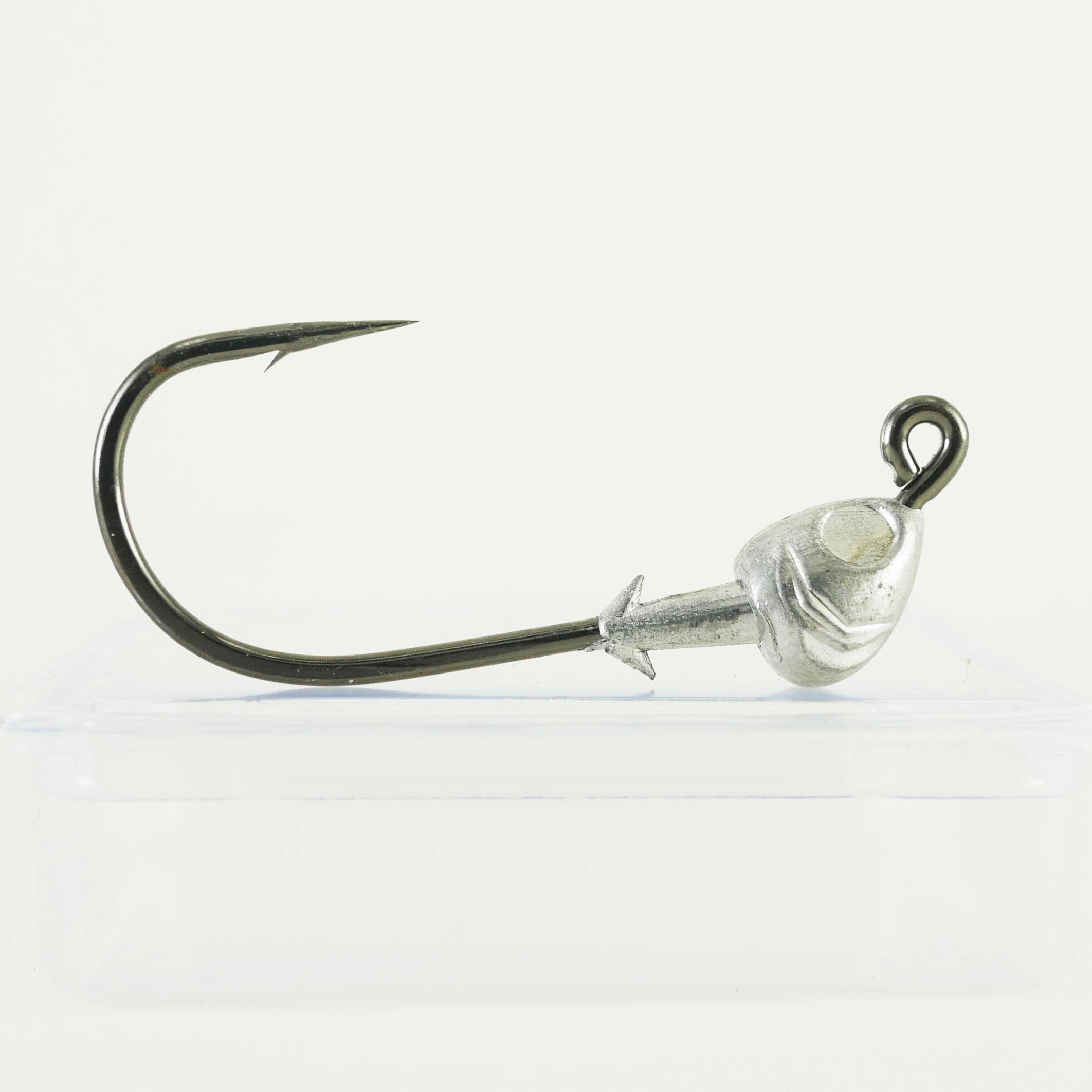 AATB Custom FISH HEAD Jigheads - 1/4 oz - 3/0 Heavy Duty Hook - 5, 10, or 25 pack.  FREE SHIPPING.
