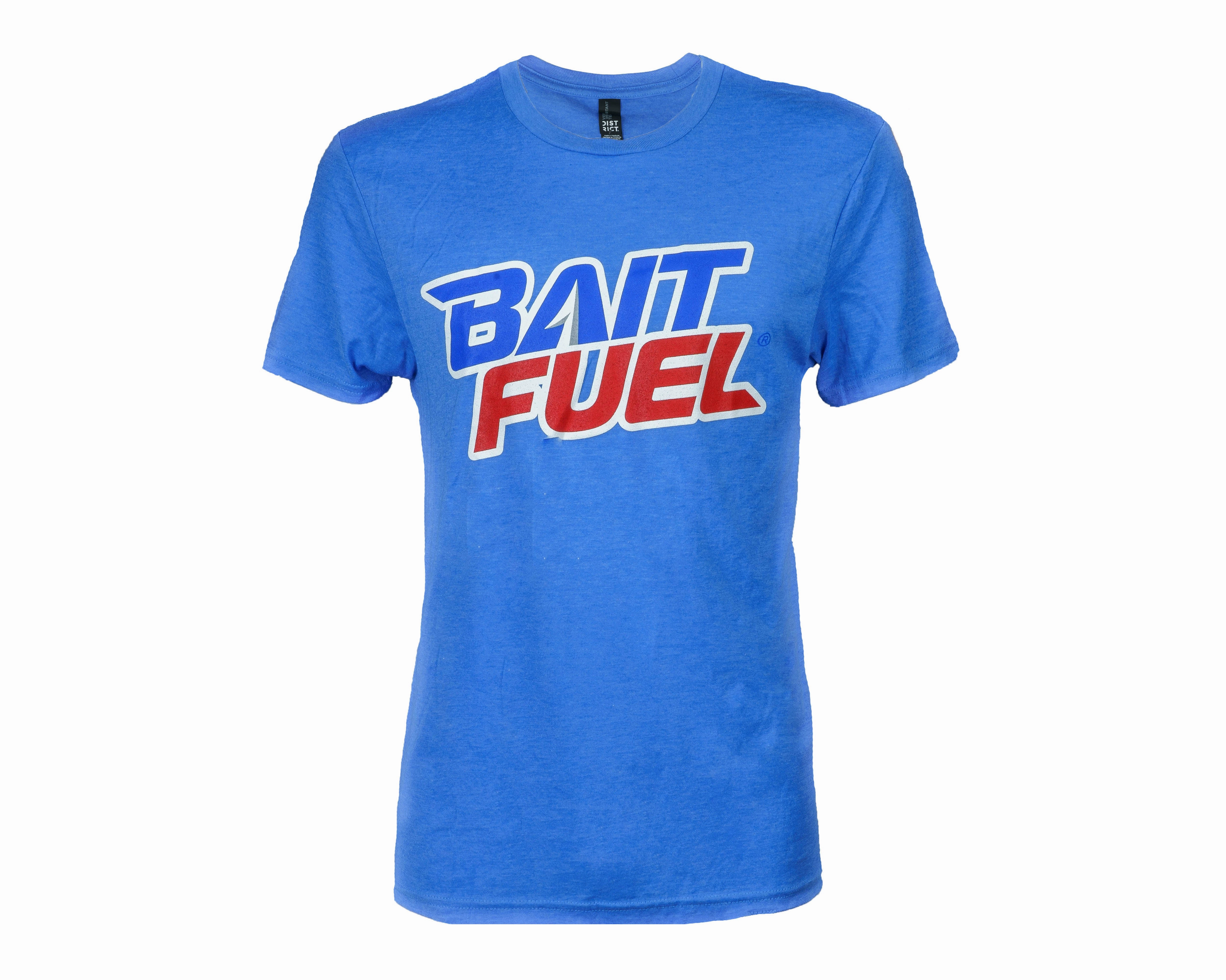 BaitFuel SS Tee Shirt - Heather Royal Blue