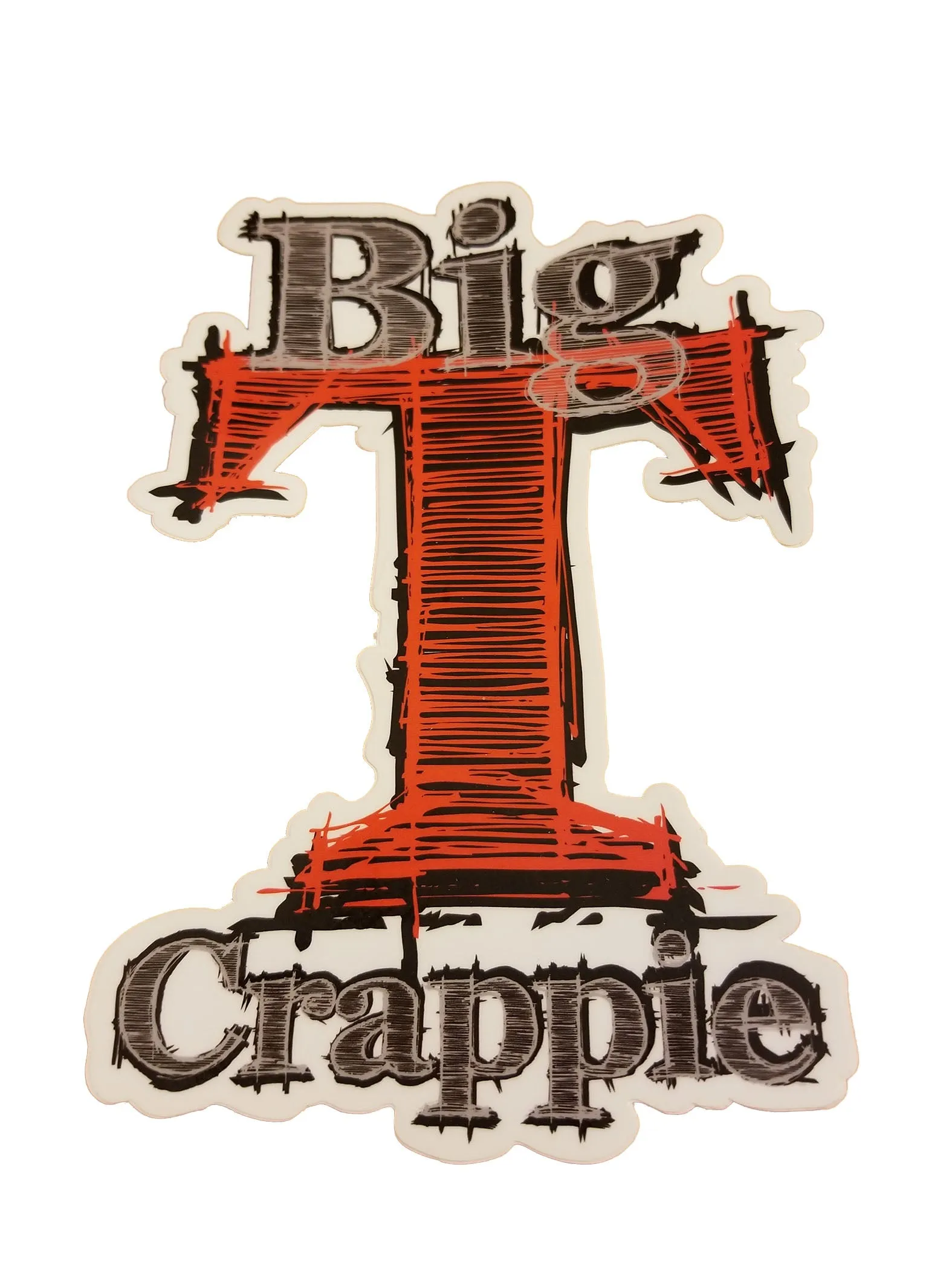Big T Crappie 5x7 Sticker