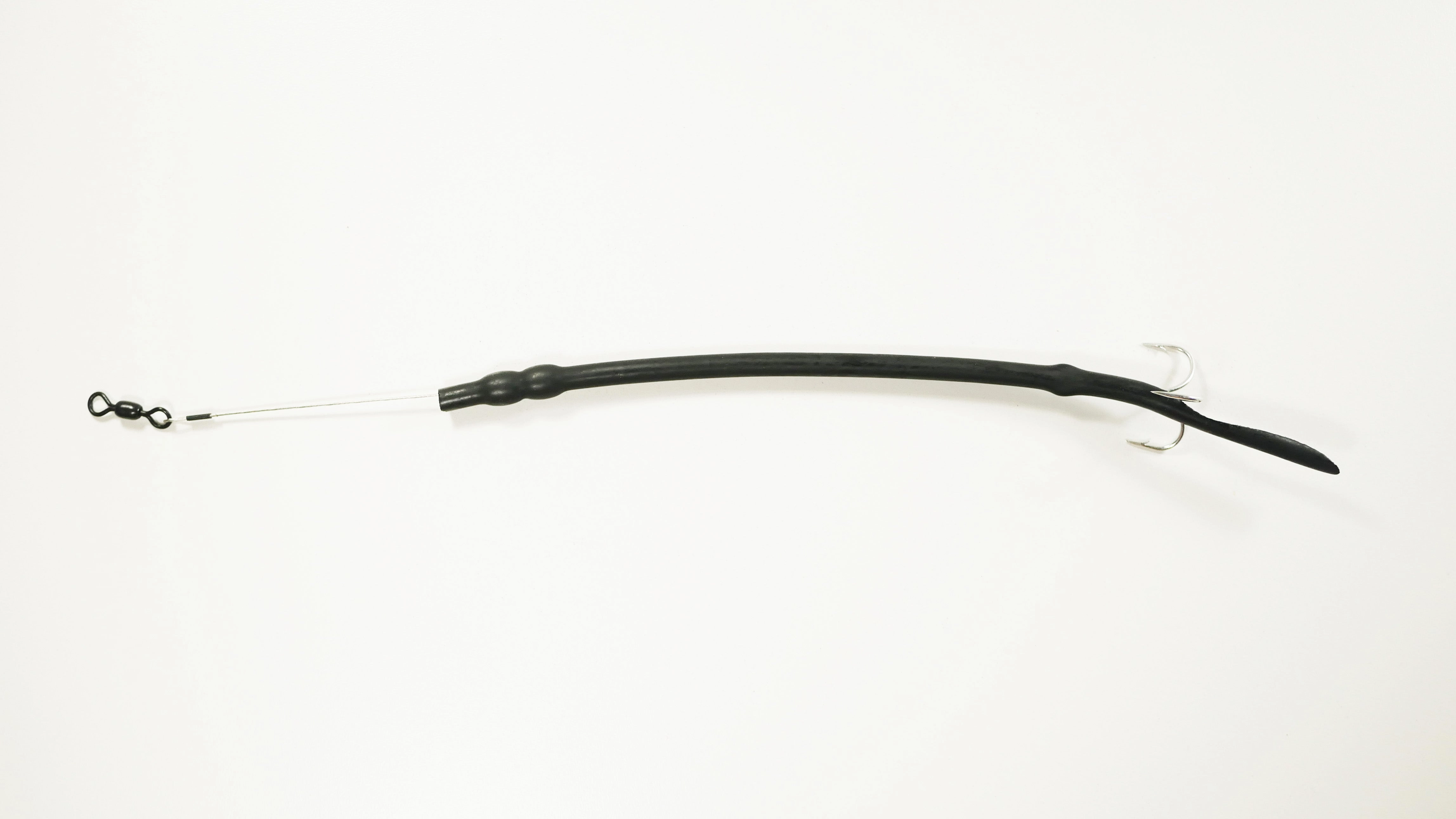 Black - Baby Cuda Tubes DOUBLE WEIGHT  w/ TREBLE HOOK - 3 Pack - FREE SHIPPING