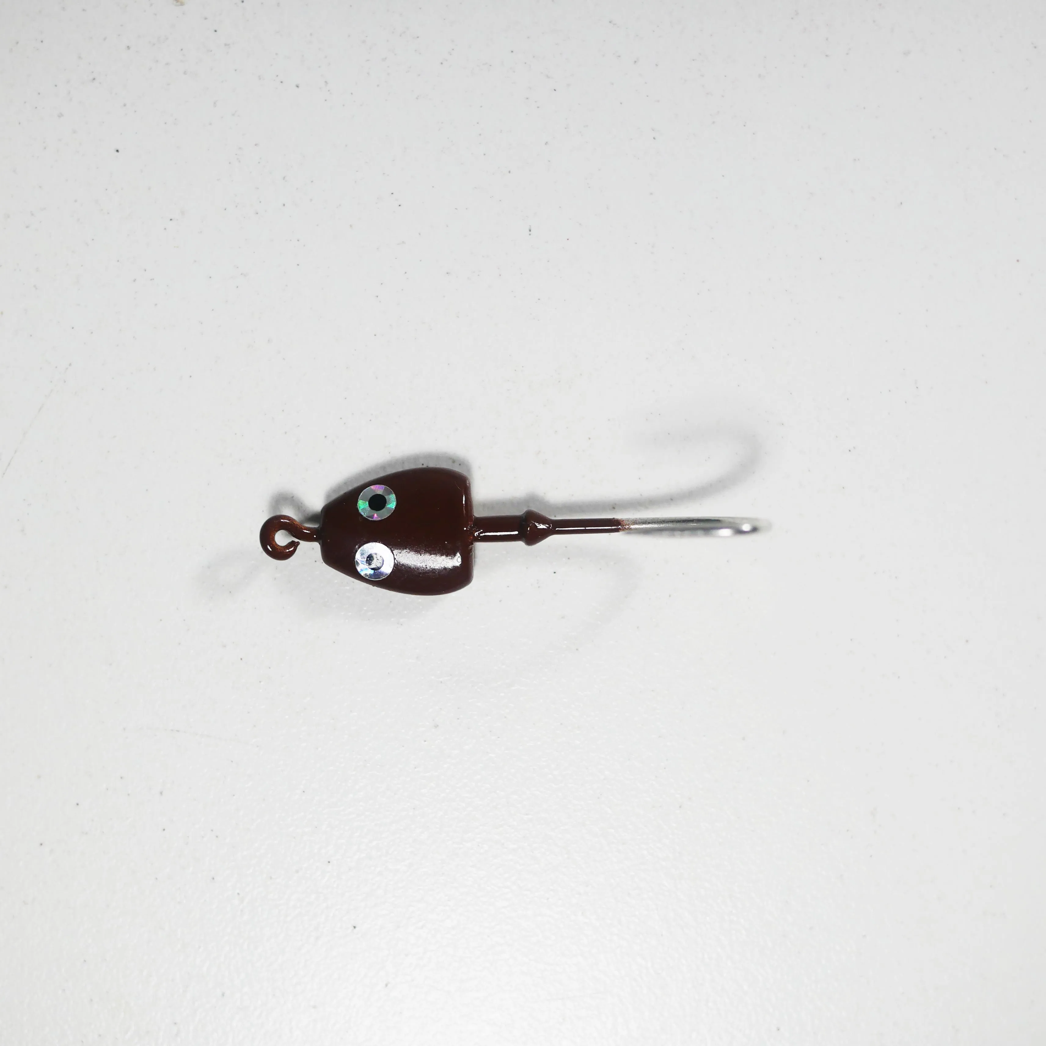 (BROWN) BONEFISH JIGHEAD (STRAIGHT) - 1/4 oz - 3, 5, or 10 pack.  FREE SHIPPING
