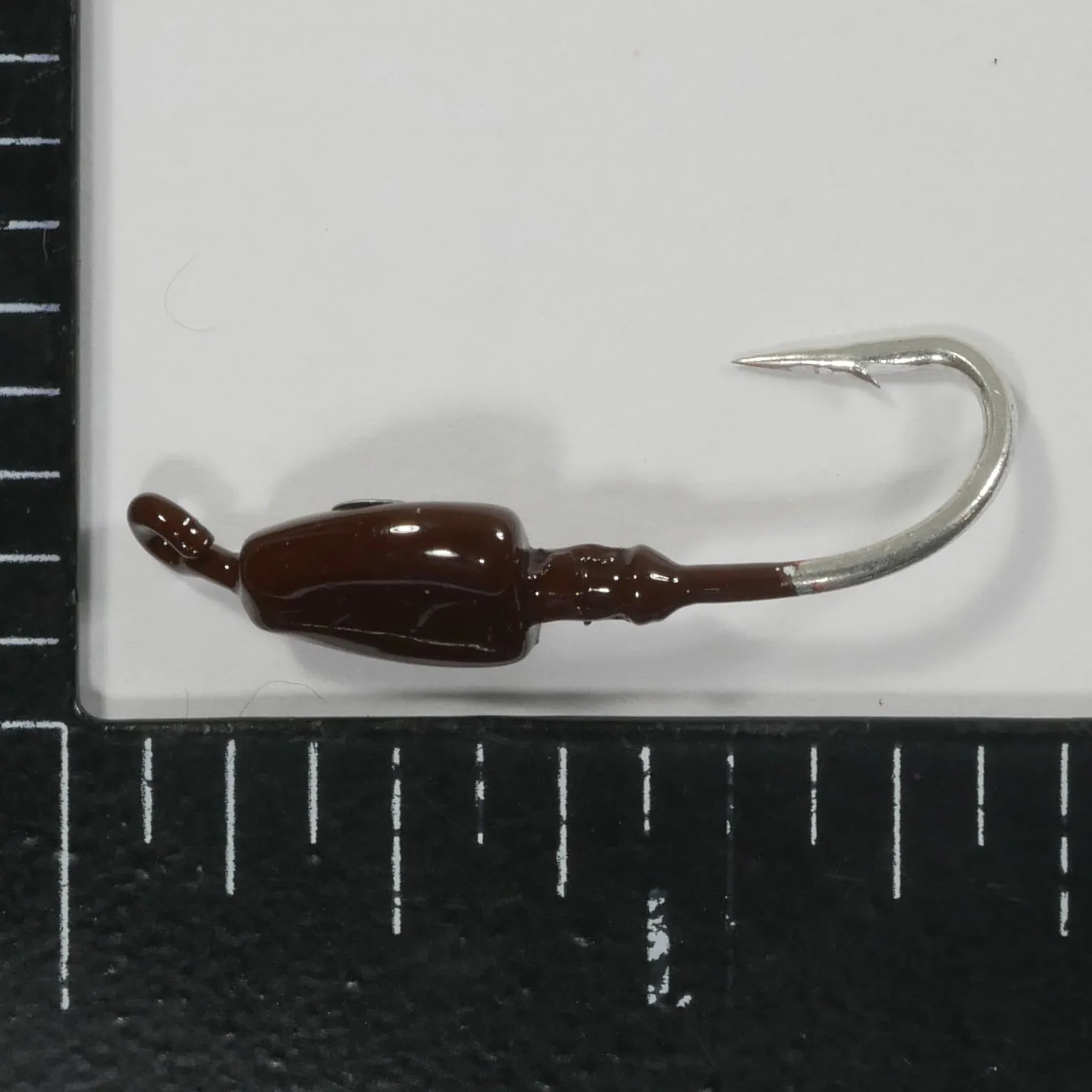 (BROWN) BONEFISH JIGHEAD (STRAIGHT) - 1/8 oz - 3, 5, or 10 pack.  FREE SHIPPING