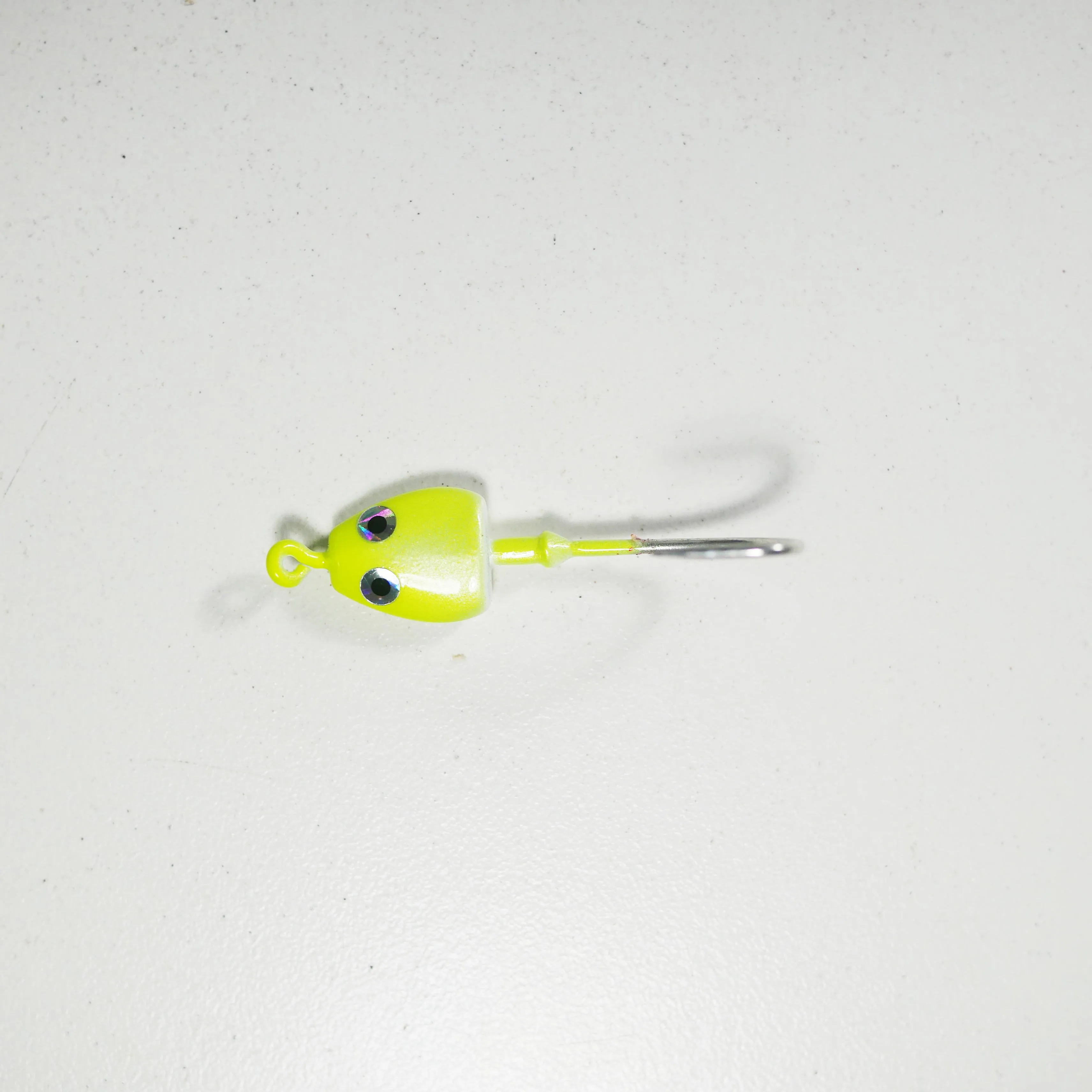 (CHARTREUSE) BONEFISH JIGHEAD (STRAIGHT) - 1/4 oz - 3, 5, or 10 pack.  FREE SHIPPING