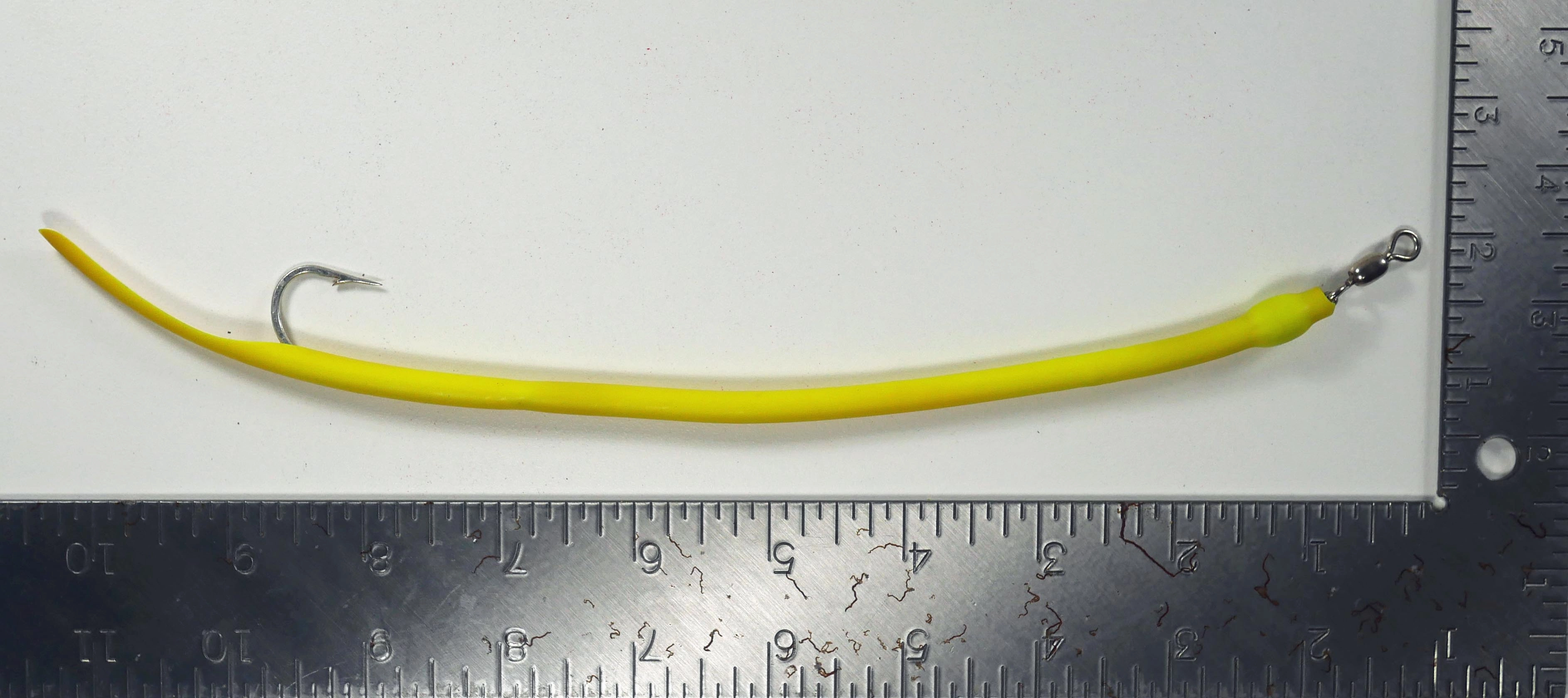 Chartreuse - Baby Cuda Tubes - 3 Pack - FREE SHIPPING