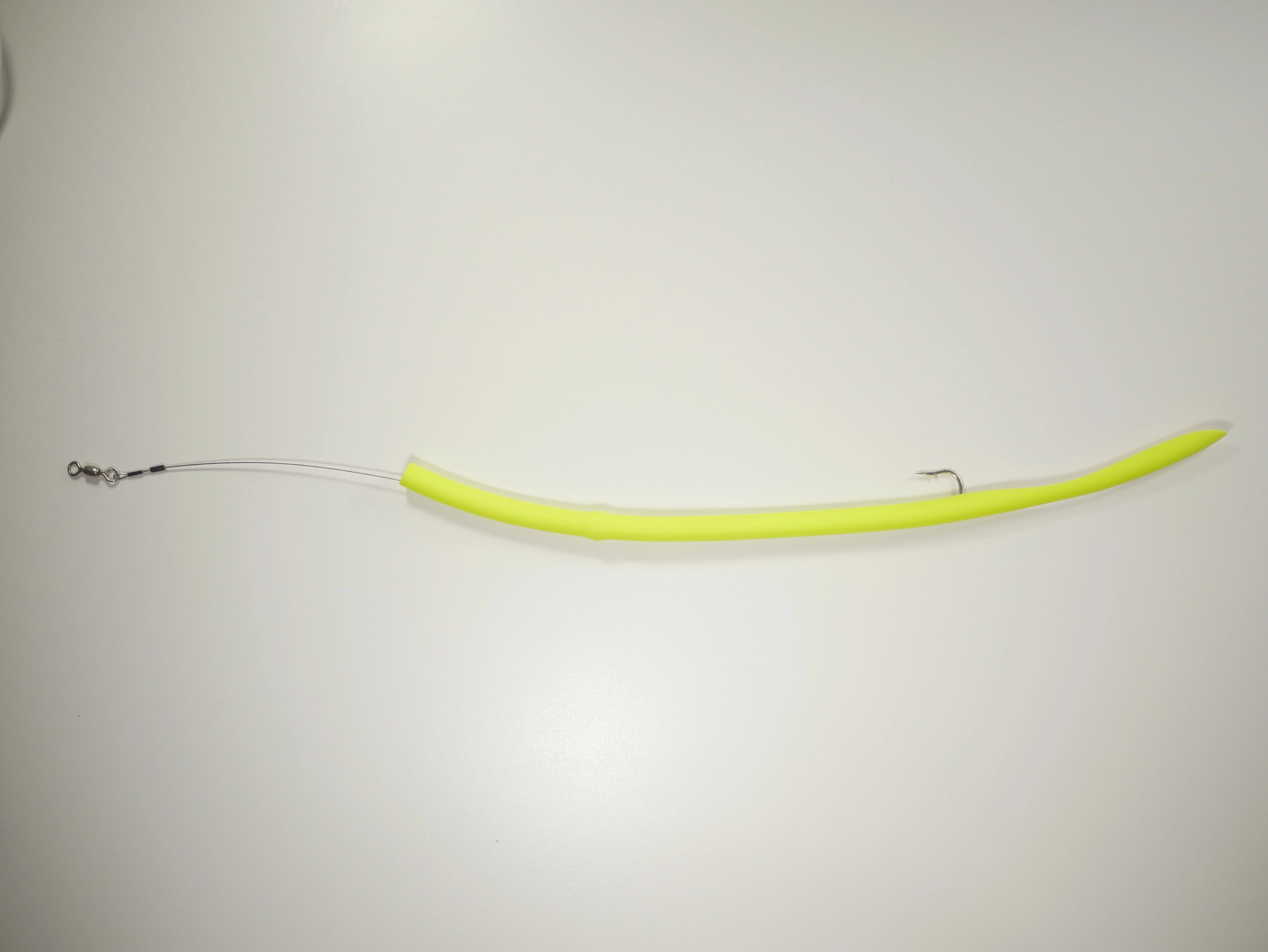 CHARTREUSE CLASSIC CUDA TUBES J-HOOK - 2 or 5 Pack - FREE SHIPPING