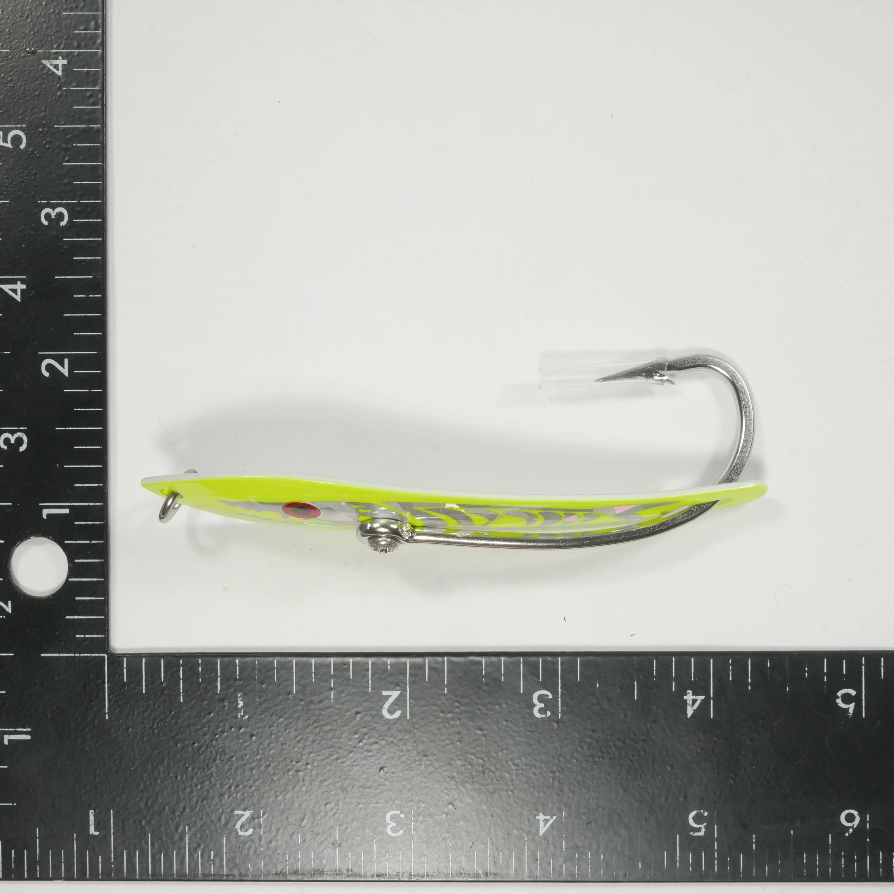 DRONE SPOON - HOLOGRAPHIC CHARTREUSE - 4" - 3/4 oz.