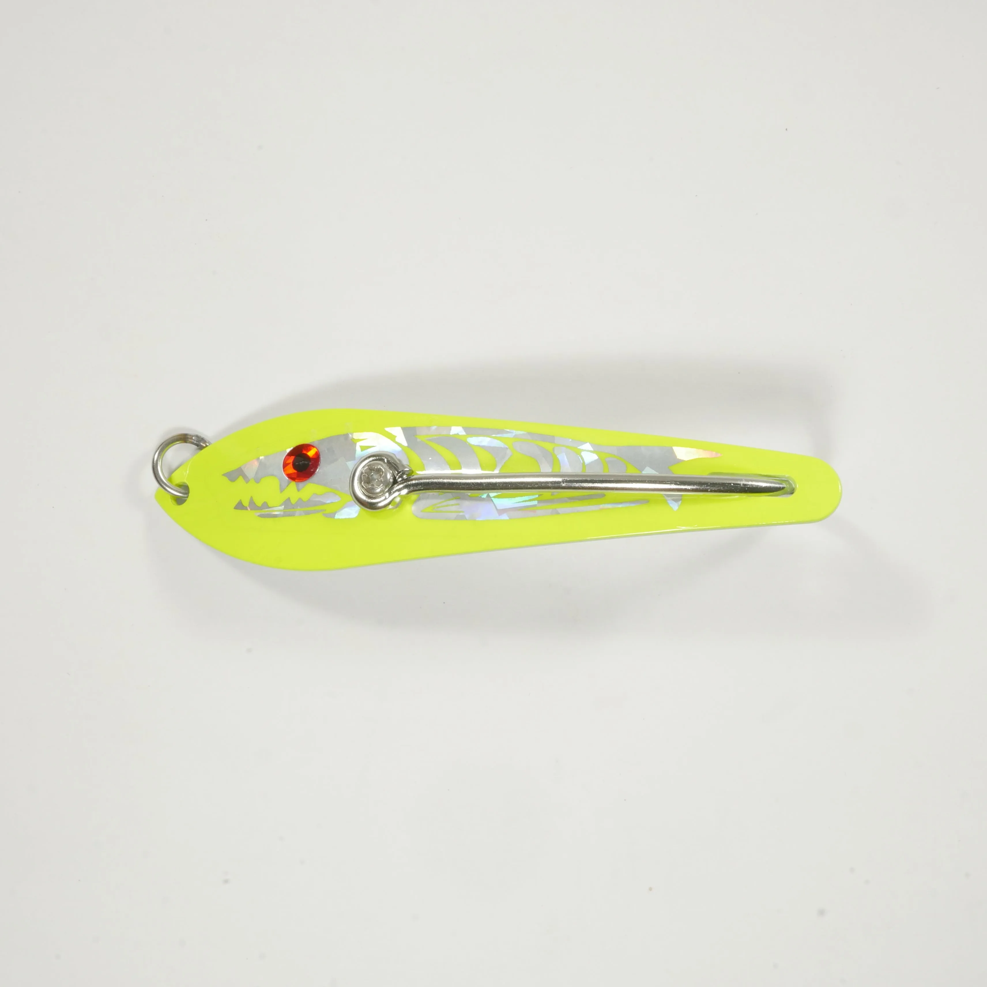 DRONE SPOON - HOLOGRAPHIC CHARTREUSE - 4" - 3/4 oz.