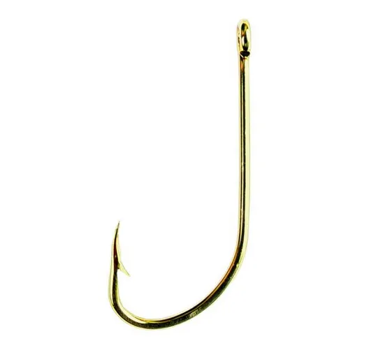 Eagle Claw 89A Plain Shank Gold Hook