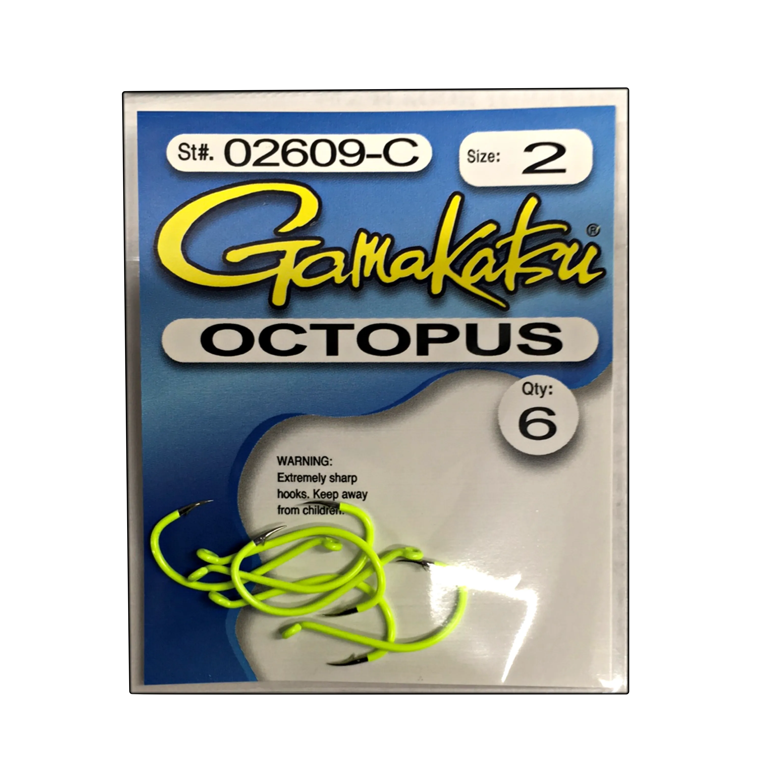 Gamakatsu Chart Octopus Hook