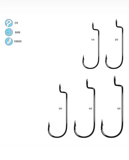 Gamakatsu Offset Shank Worm Hook