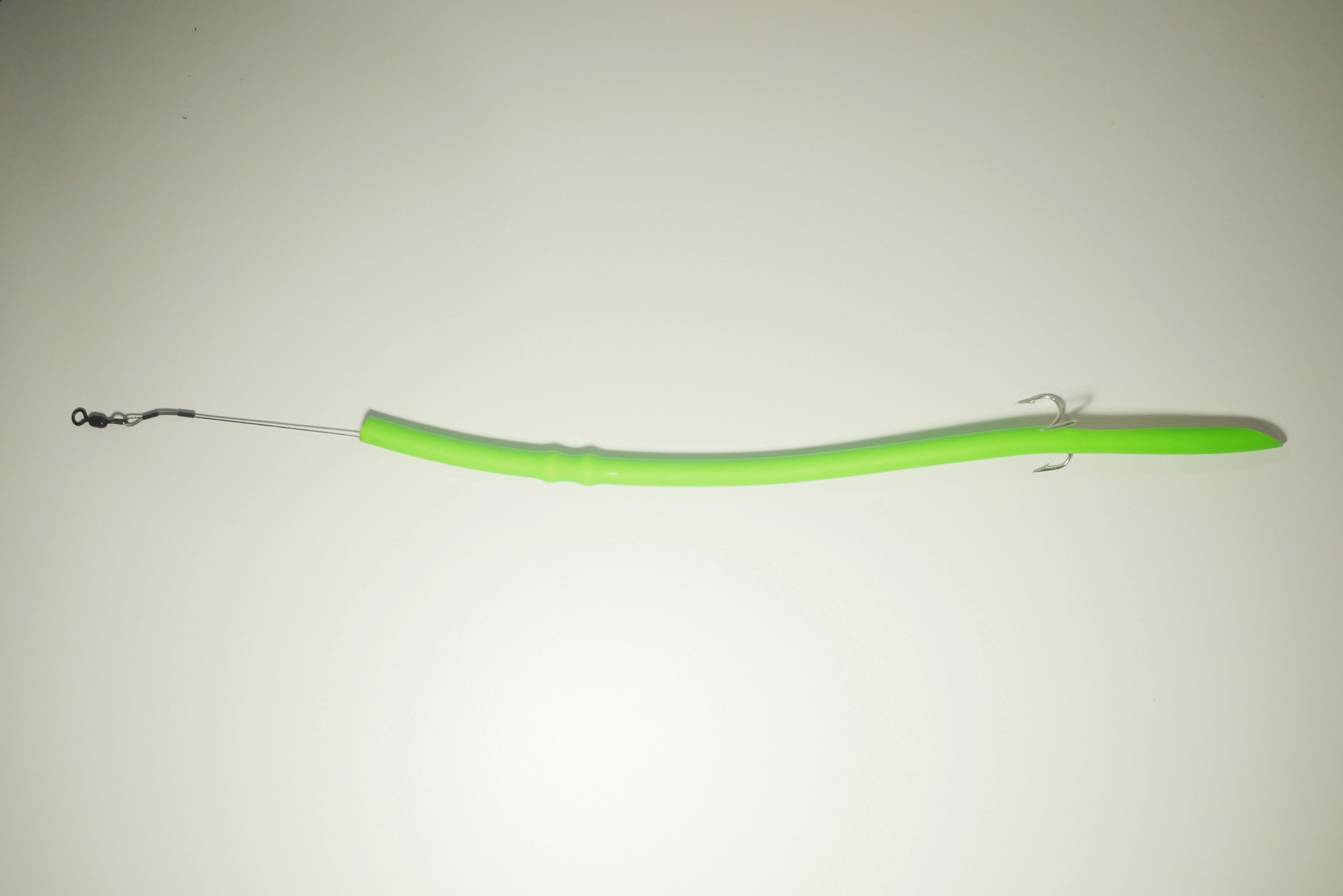 GREEN CLASSIC CUDA TUBES DOUBLE WEIGHTED TREBLE HOOK - 2 or 5 Pack - FREE SHIPPING