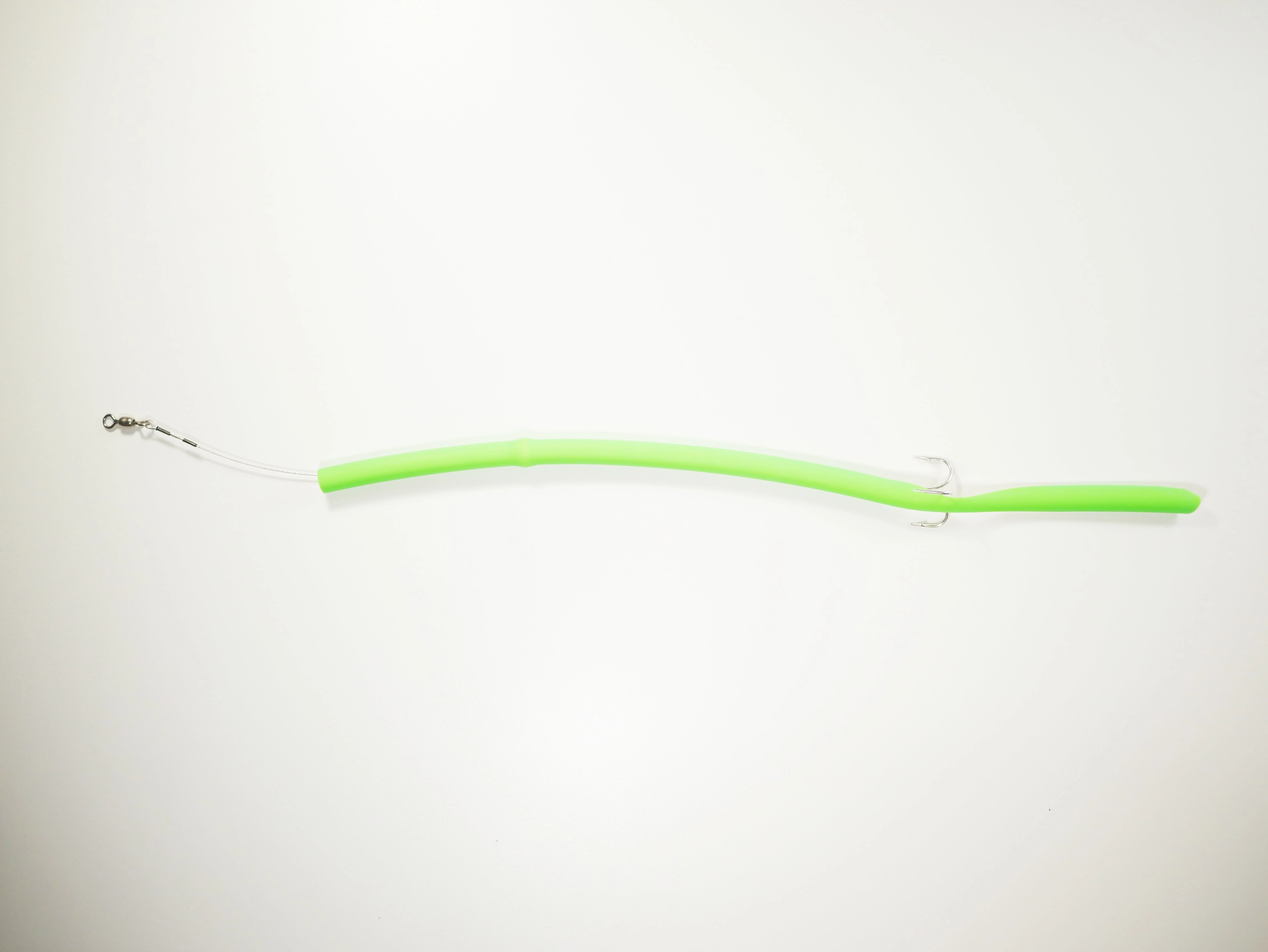 GREEN CLASSIC CUDA TUBES TREBLE HOOK - 2 or 5 Pack - FREE SHIPPING