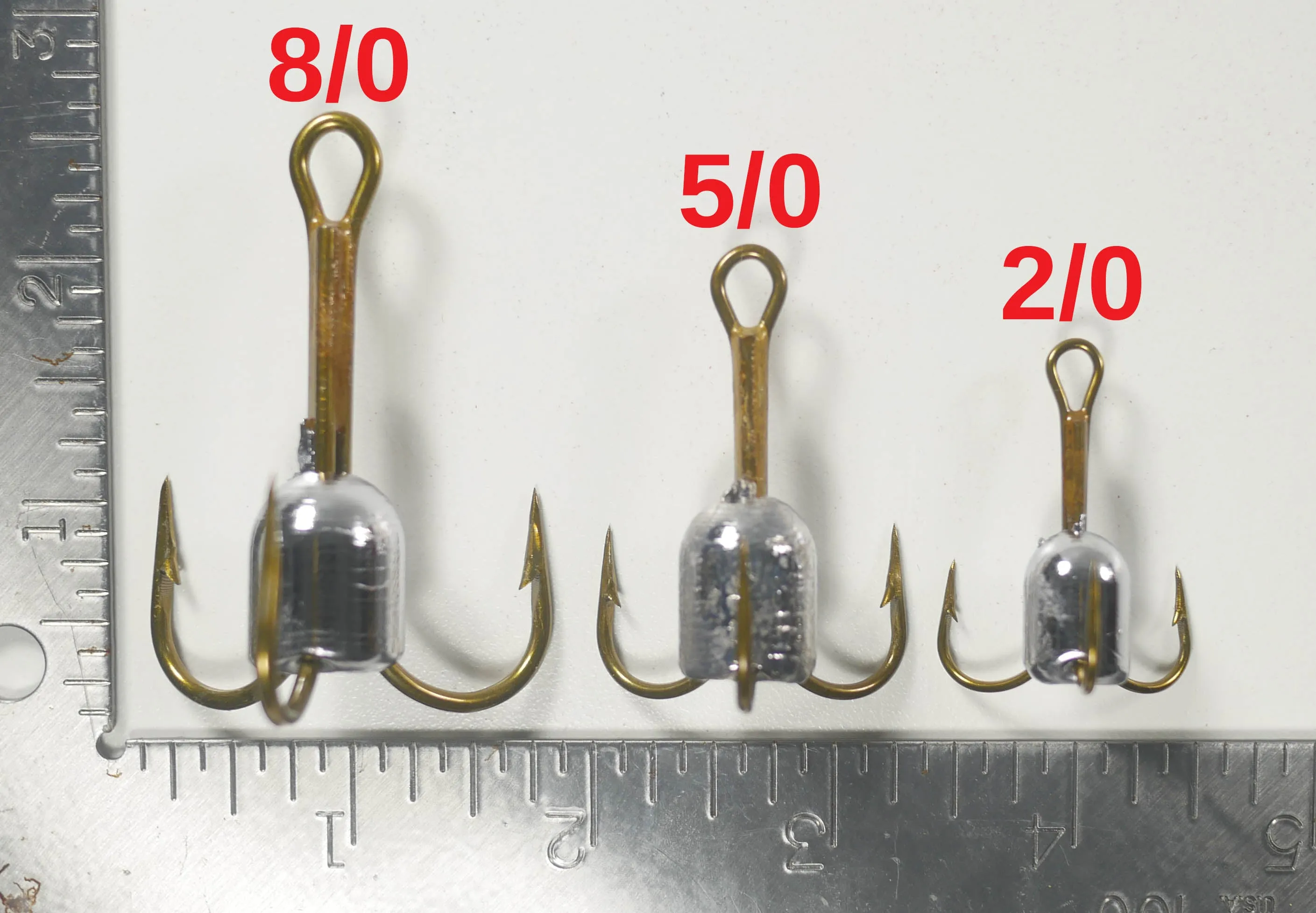 MULLET SNAGGING HOOK - 1 oz - 5/0 - DURATIN SALTWATER - MUSTAD TREBLE HOOK
