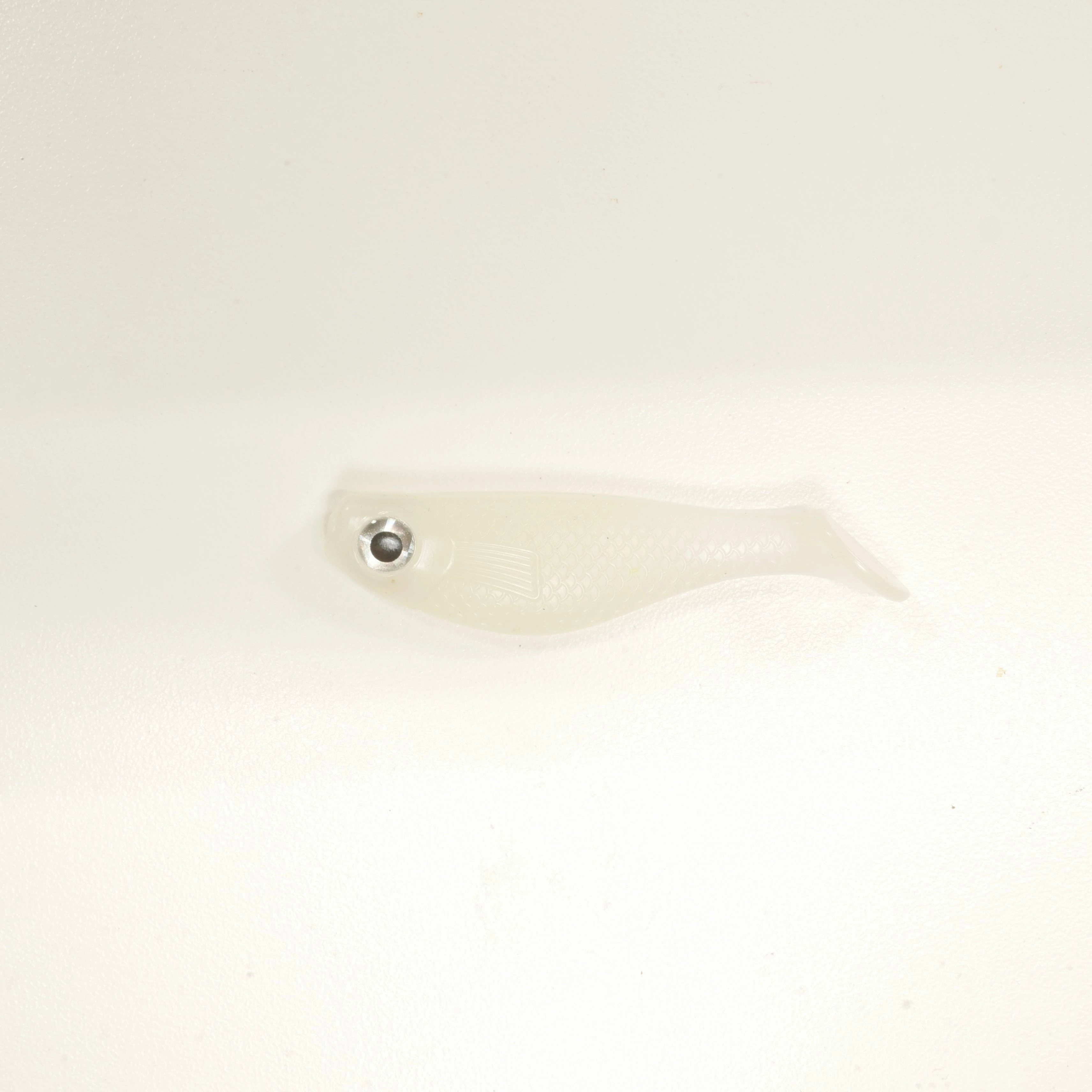 NEW. AATB 2 5/8" Paddletail Soft Plastic Pilchard/Shad - GLOW - 20 or 40 pack - FREE SHIPPING