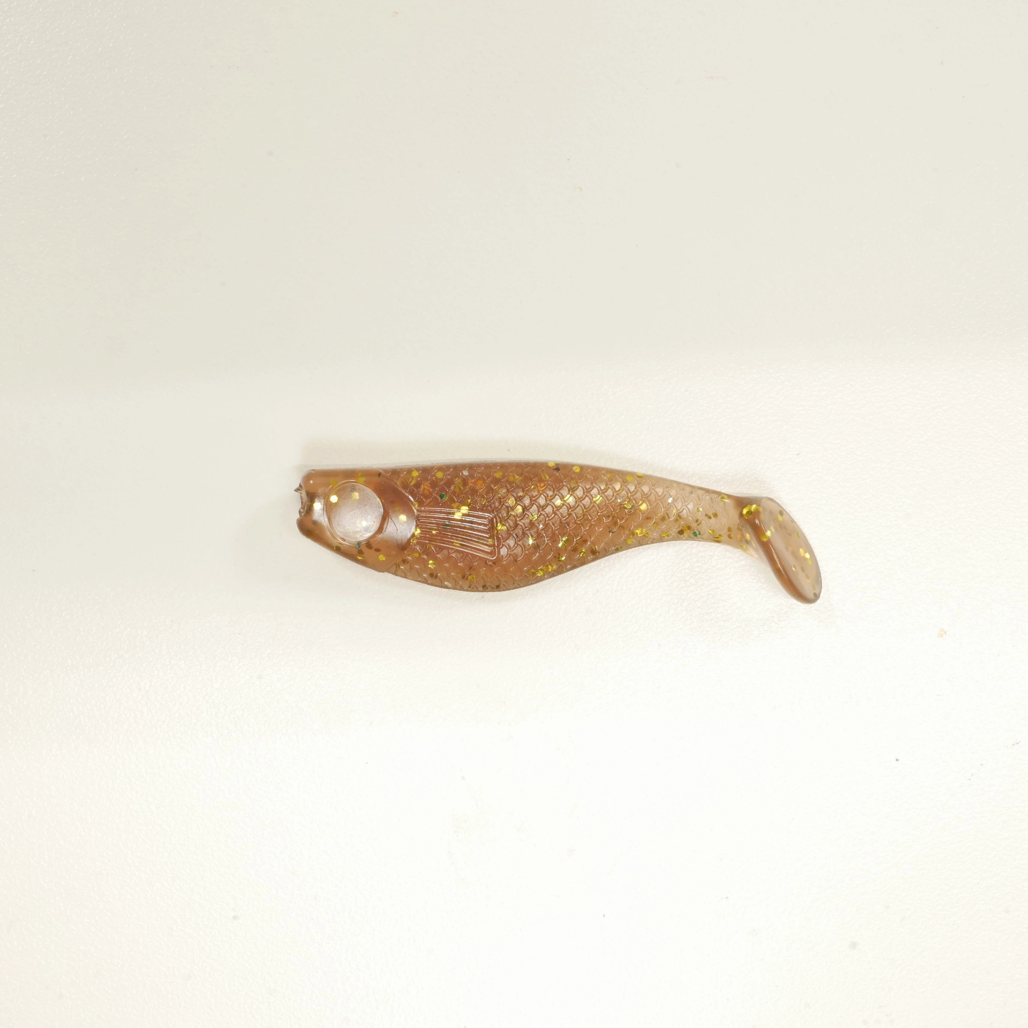 NEW. AATB 2 5/8" Paddletail Soft Plastic Pilchard/Shad - ROOTBEER Glitter - 20 or 40 pack - FREE SHIPPING