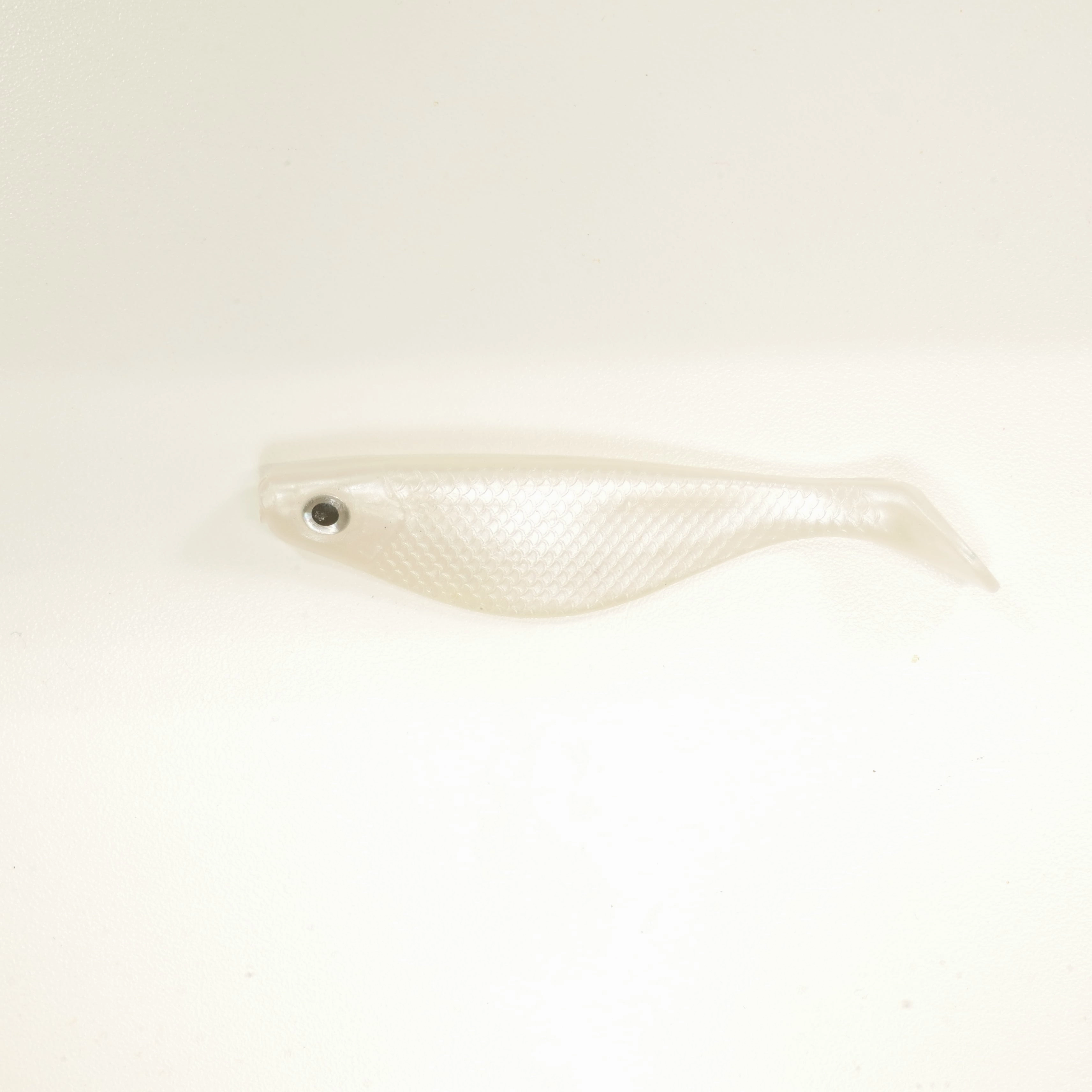 NEW. AATB 4" Paddletail Soft Plastic Pilchard/Shad - PEARL - 20 or 40 pack - FREE SHIPPING