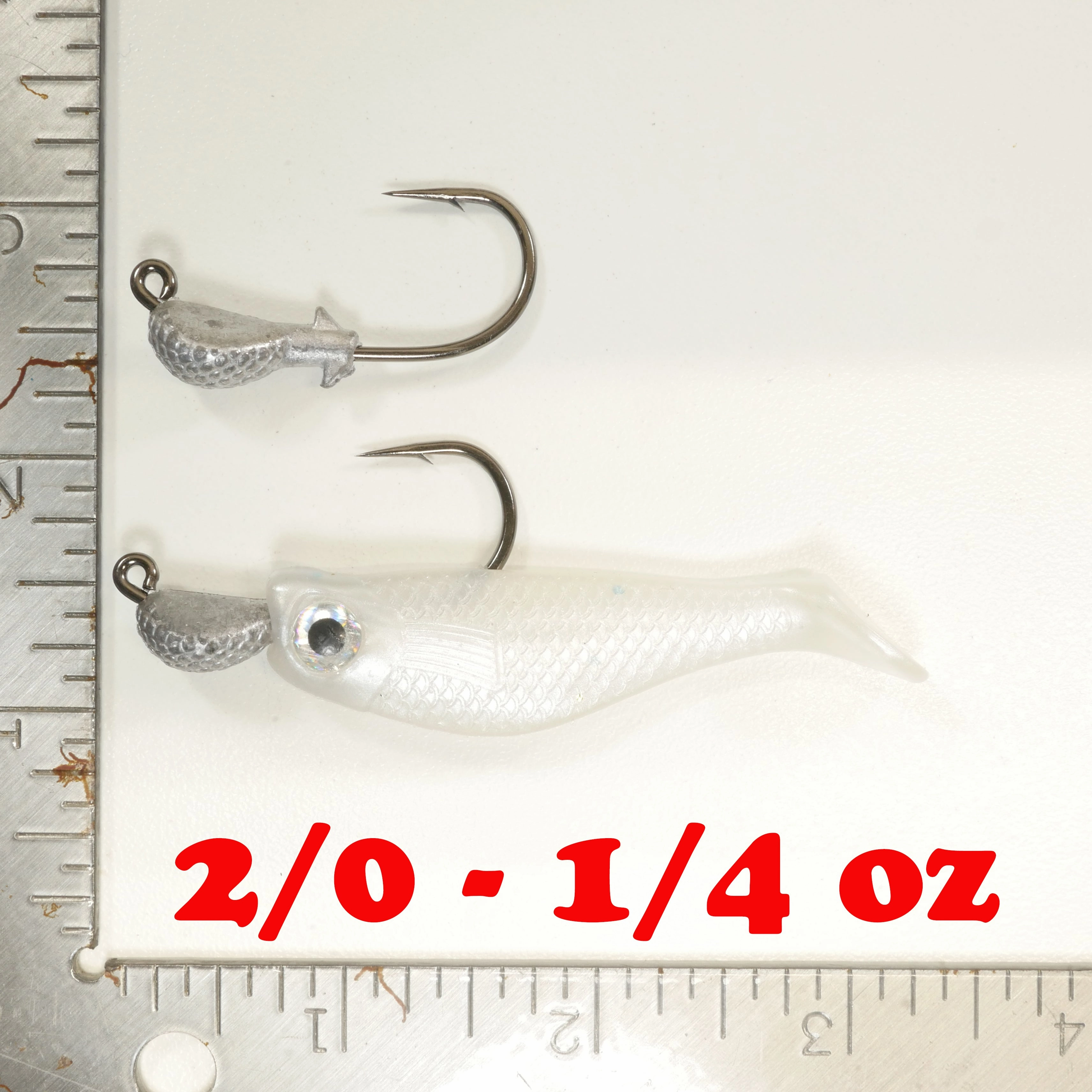 NEW (BROWN) 2 5/8" Paddletail Soft Plastic (qty 20 or 40)   AATB Jighead (qty 5 or 10) JIGHEAD COMBO PACK.  FREE SHIPPING.