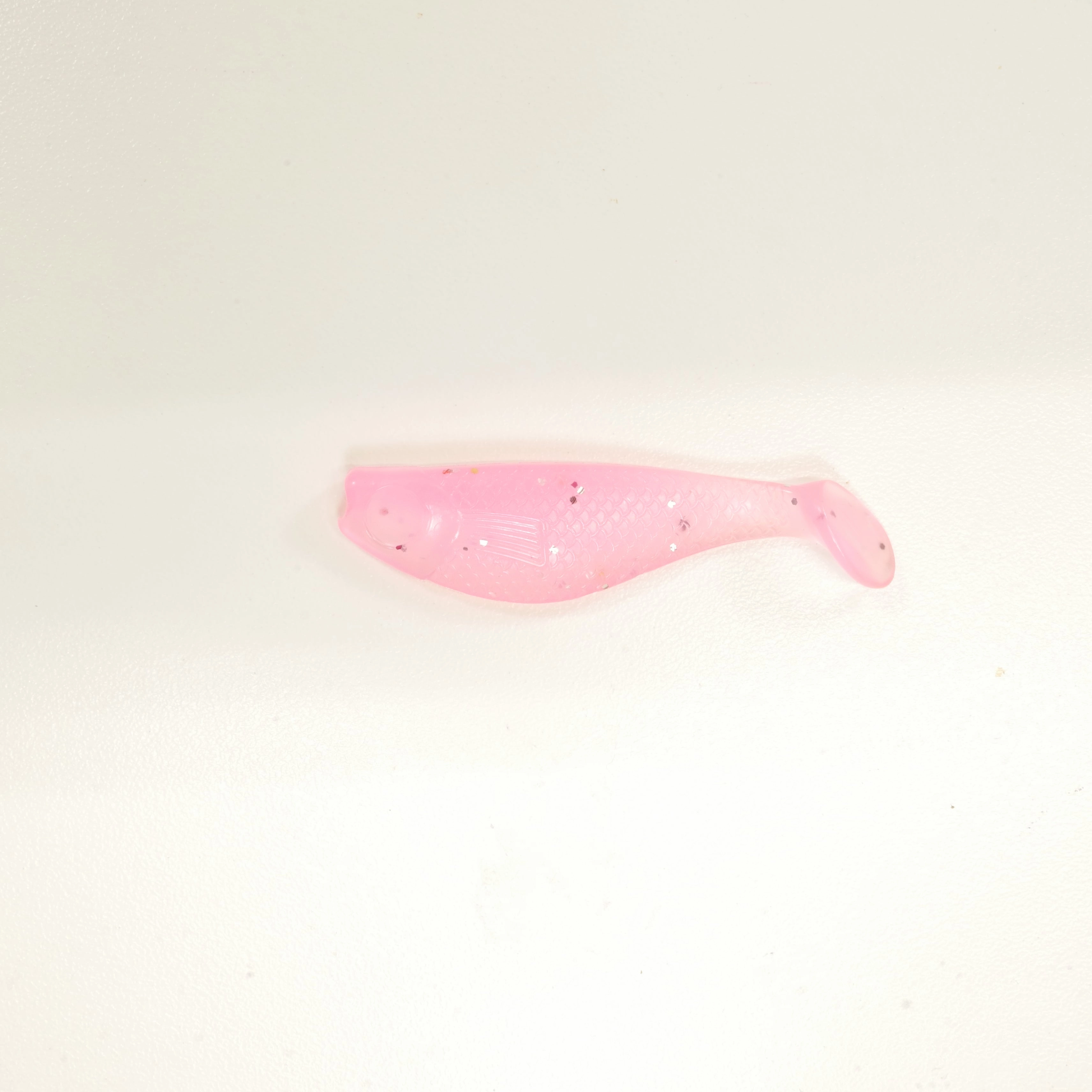 NEW (Pink) 2 5/8" Paddletail Soft Plastic (qty 20 or 40)   AATB Jighead (qty 5 or 10)   Eye Pack - COMBO PACK .  FREE SHIPPING.