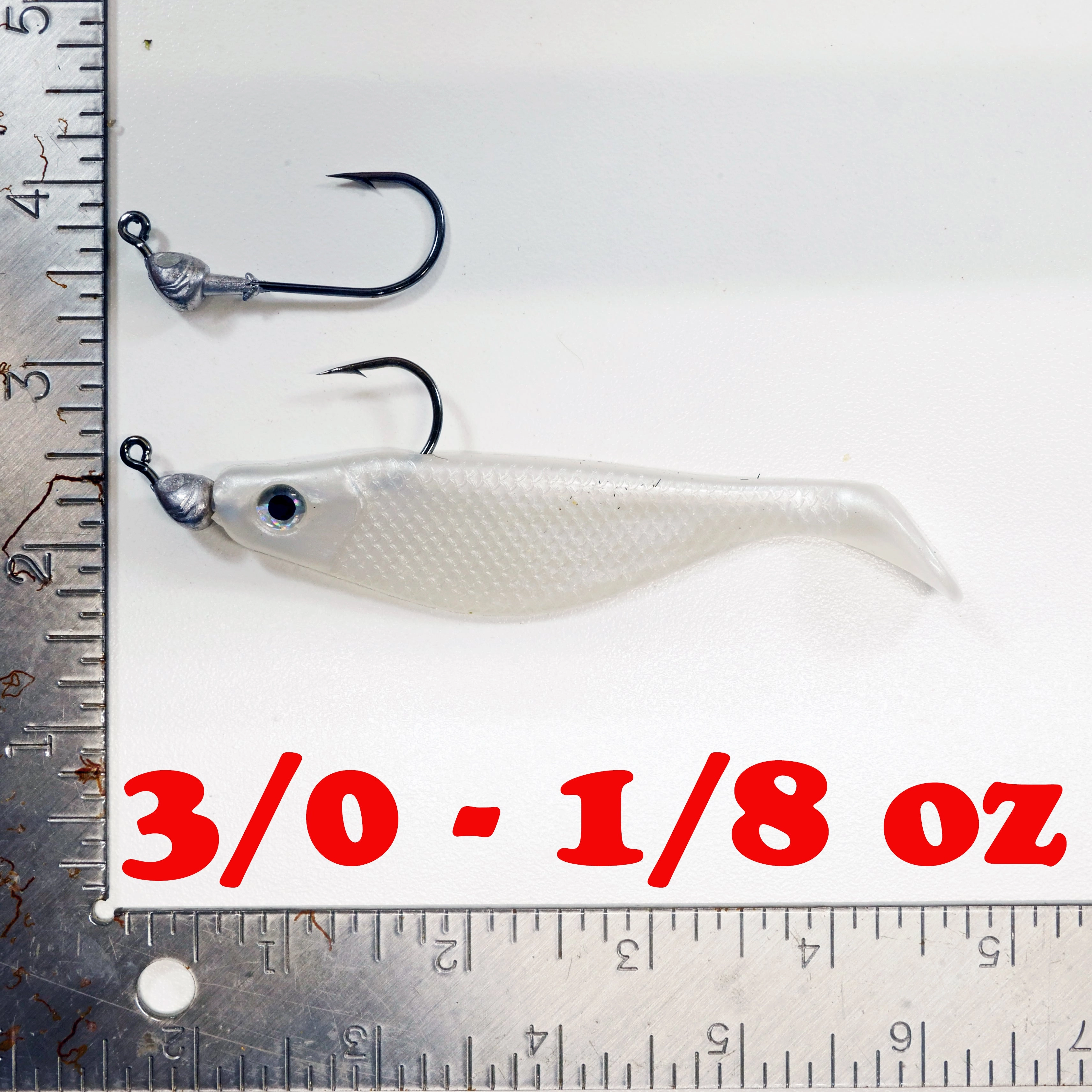 NEW (ROOTBEER) 4" Paddletail Soft Plastic (qty 20 or 40)   AATB Jighead (qty 5 or 10) JIGHEAD COMBO PACK.  FREE SHIPPING.