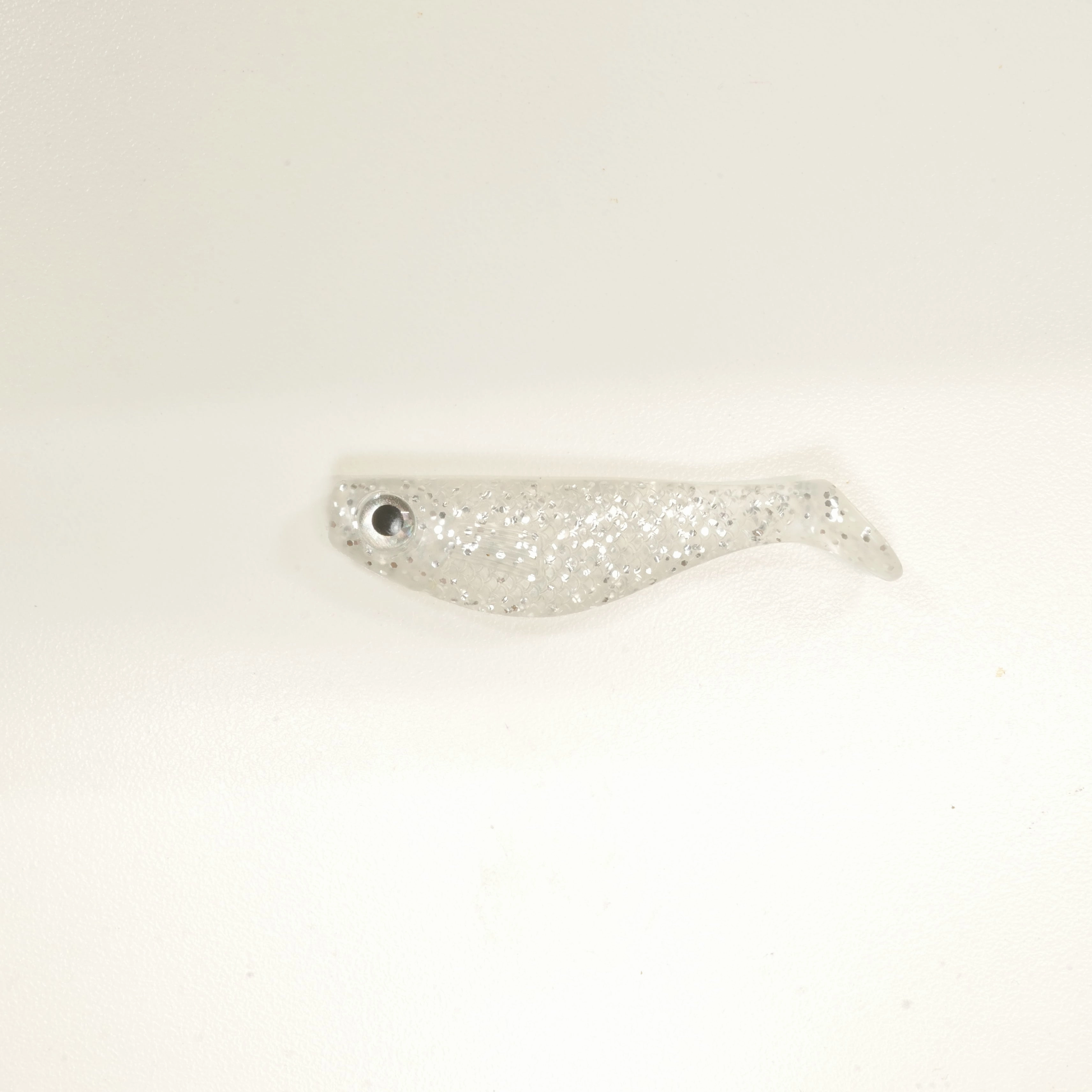 NEW (SILVER) 2 5/8" Paddletail Soft Plastic (qty 20 or 40)   AATB Jighead (qty 5 or 10)   Eye Pack   Eye Dip - COMBO PACK .  FREE SHIPPING.