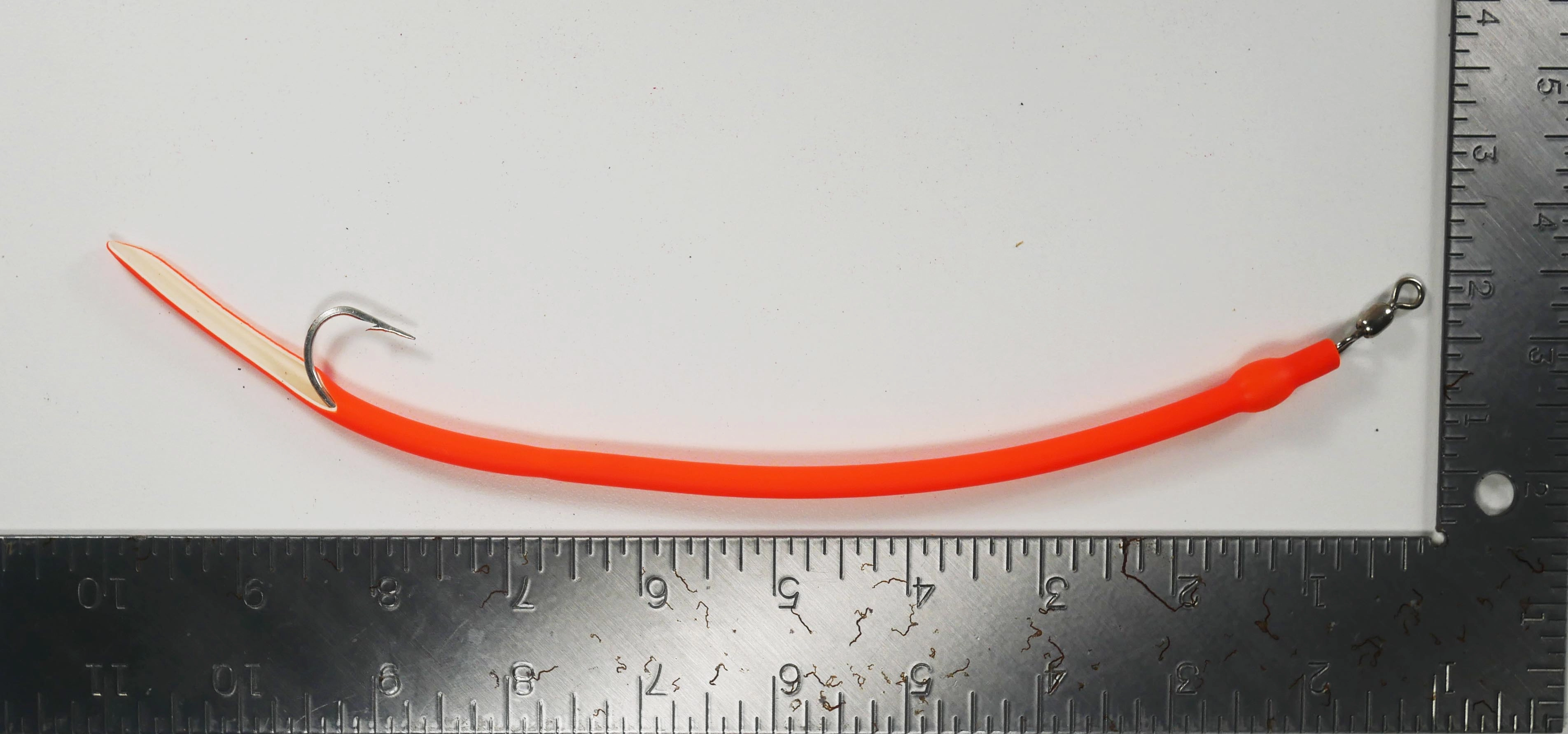 Orange - Baby Cuda Tubes - 3 Pack - FREE SHIPPING